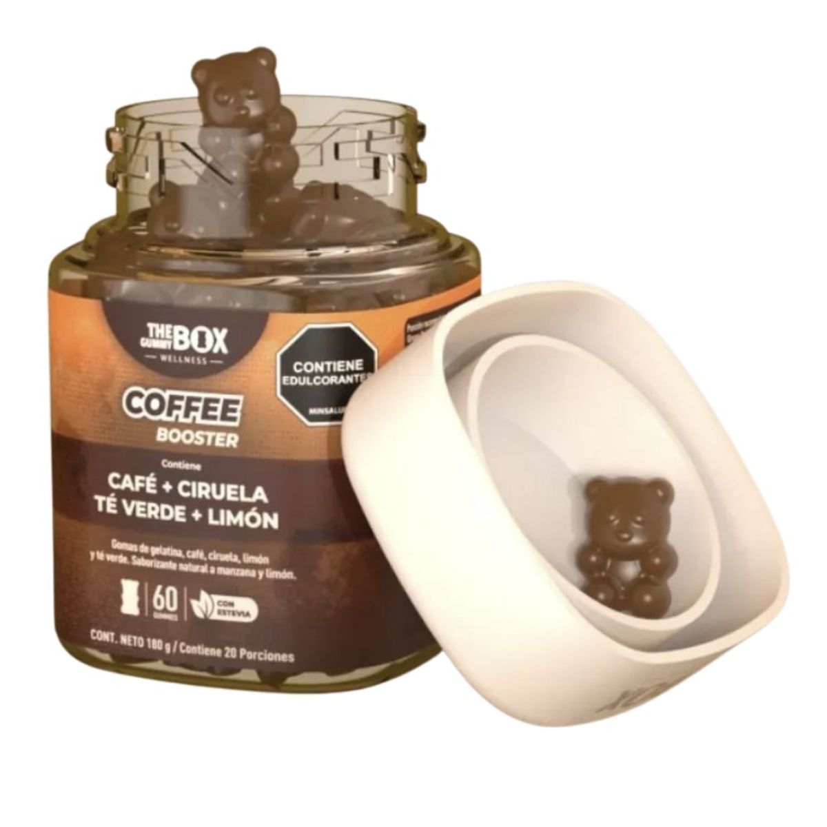 THE GUMMY BOX - Gomitas Coffee Booster 60 Und Energía Natural Antioxidante