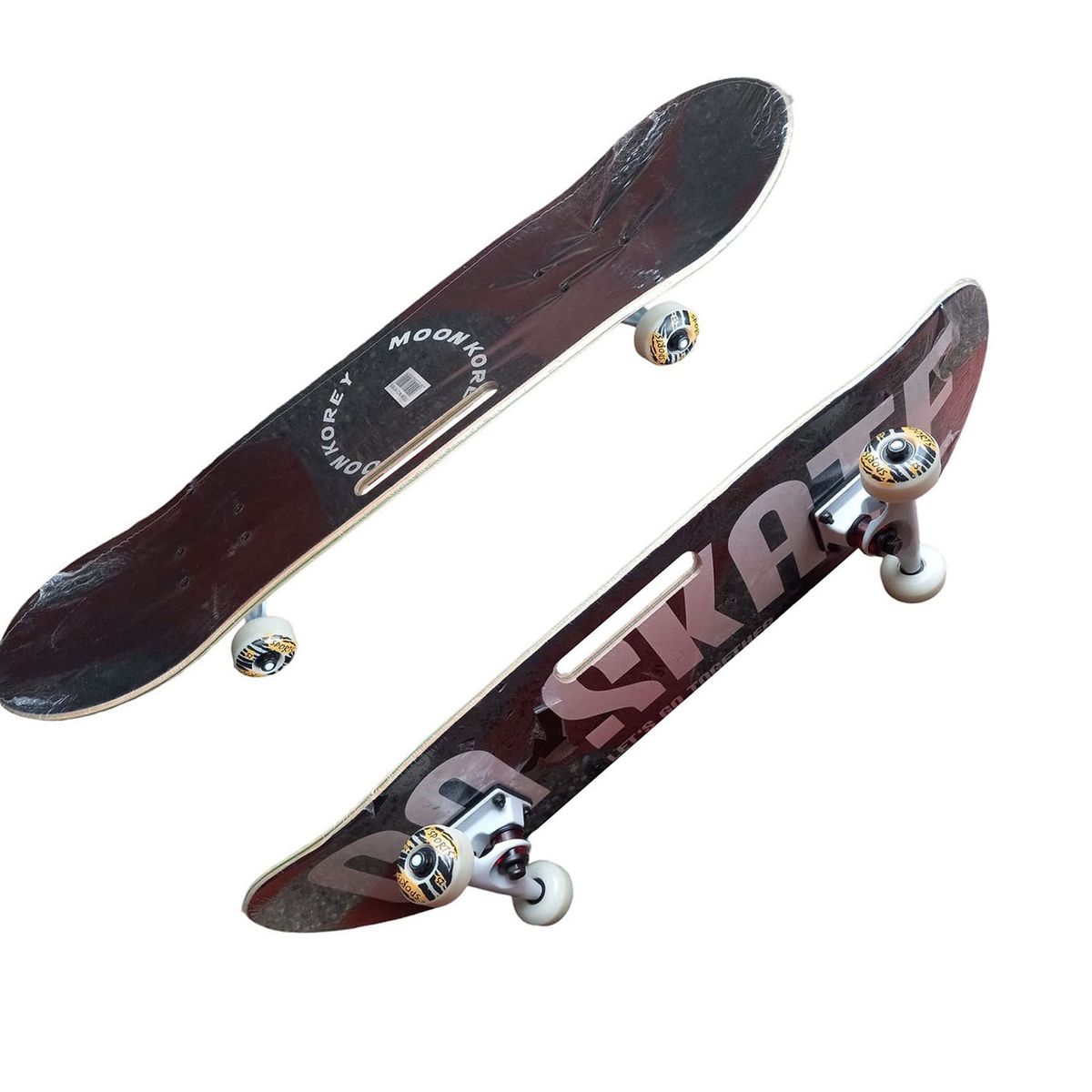GENERICO - Patineta Tabla Monopatin Skateboard Salto Con Agarradera Marktop - Negra