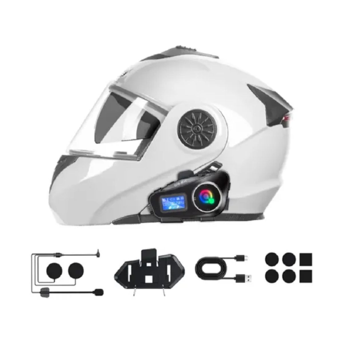 GENERICO - Intercomunicador Para Moto Q58 Rgb X2 unidades