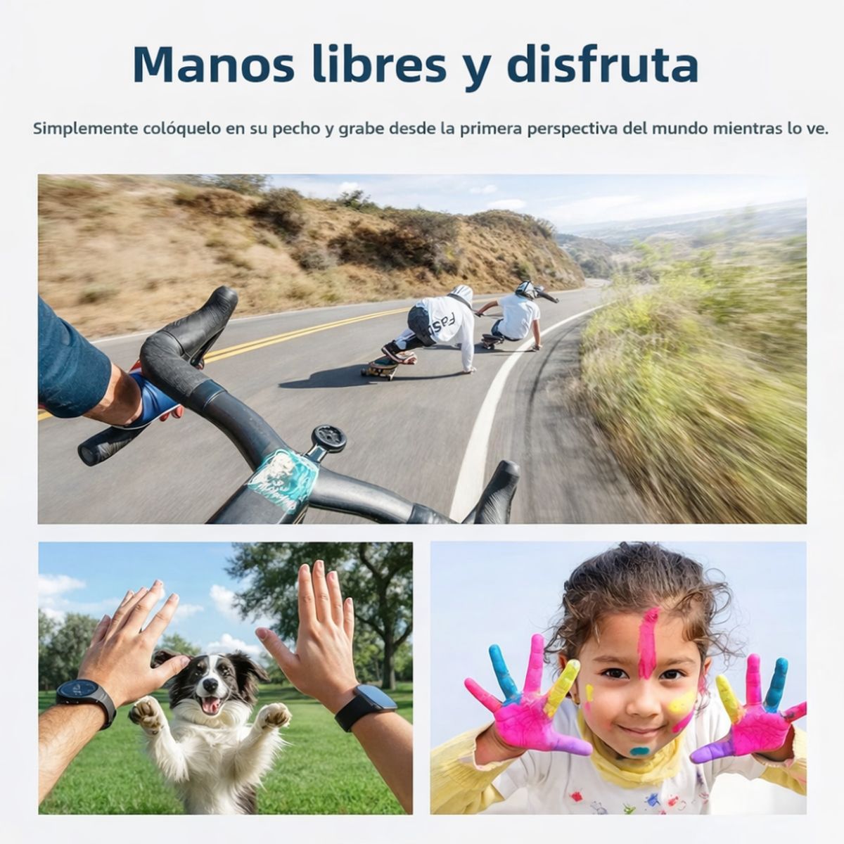 TECNOHOGAR JS - Camara Deportiva Mini Sport Cam Wifi Lente Magnética Full Hd