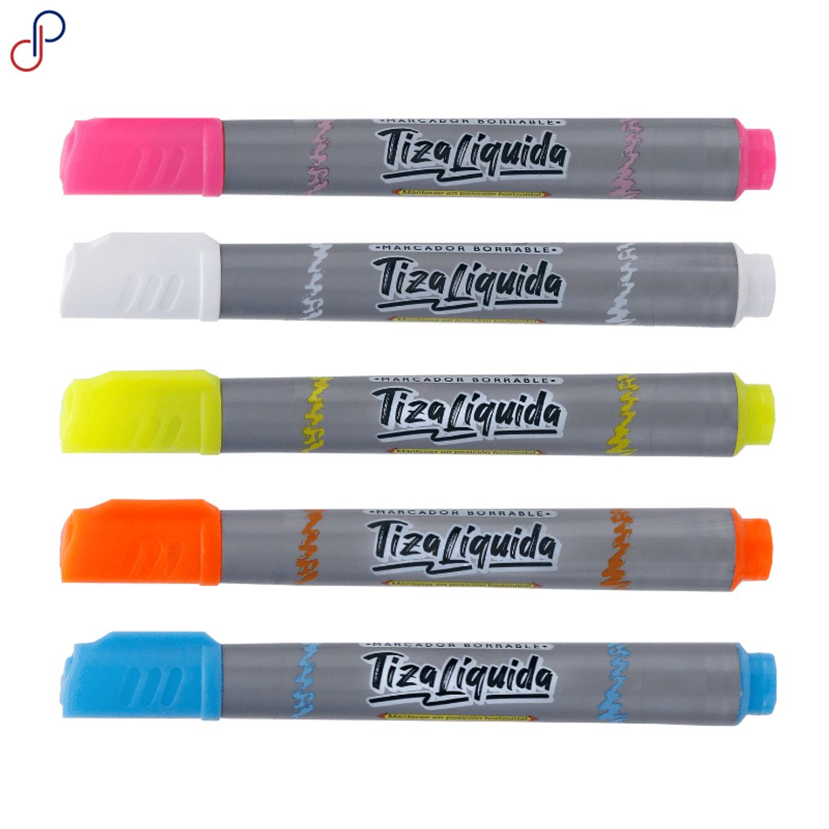 DORICOLOR - Marcador Borrable Tiza Liquida Doricolor X5 Unidades