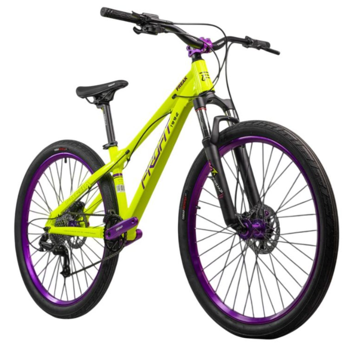 PROFIT - BICICLETA PROFIT  FREAK ALUMINIO 8 VEL 27er VERDE NEON