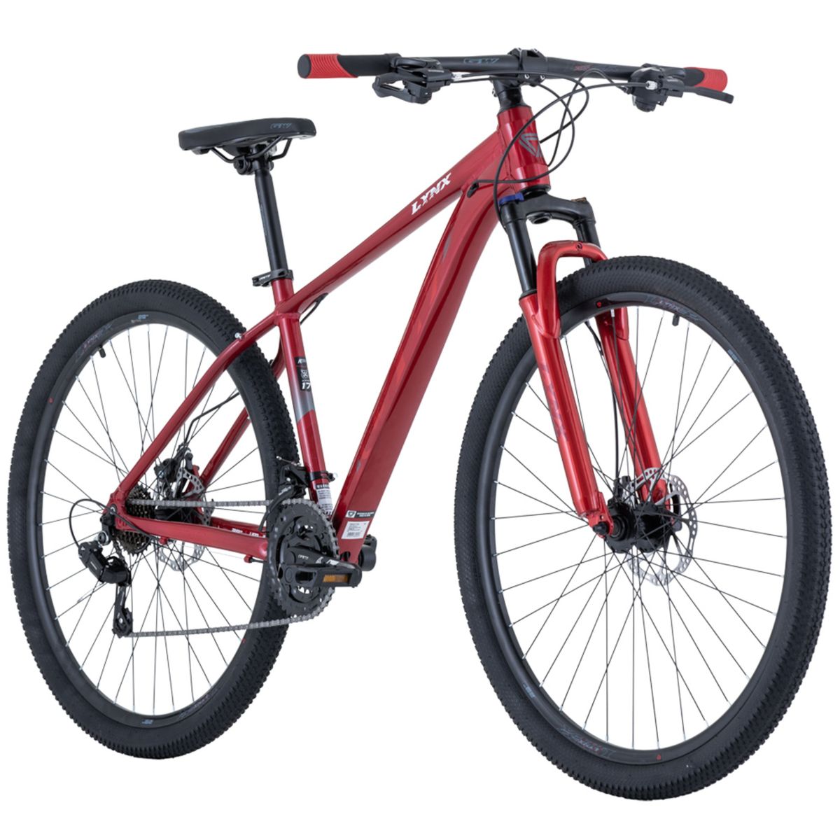 GW - BICICLETA MTB 29 3X7V LYNX ALUMINIO ROJO