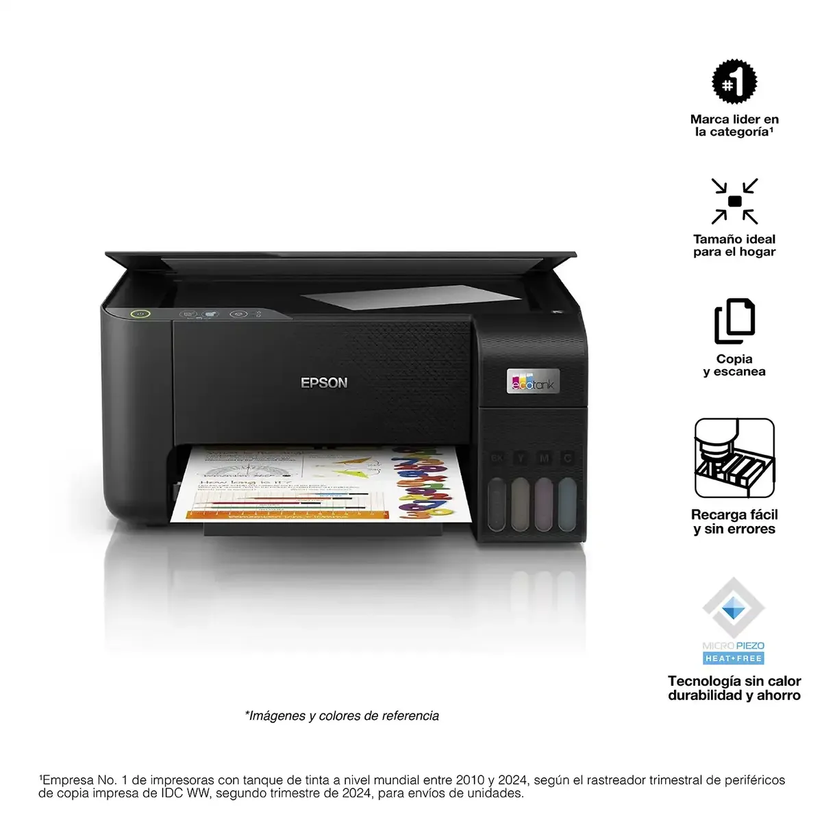 EPSON - IMPRESORA EPSON L3210 RECARGA CONTINUA MULTIFUNCIONAL USB