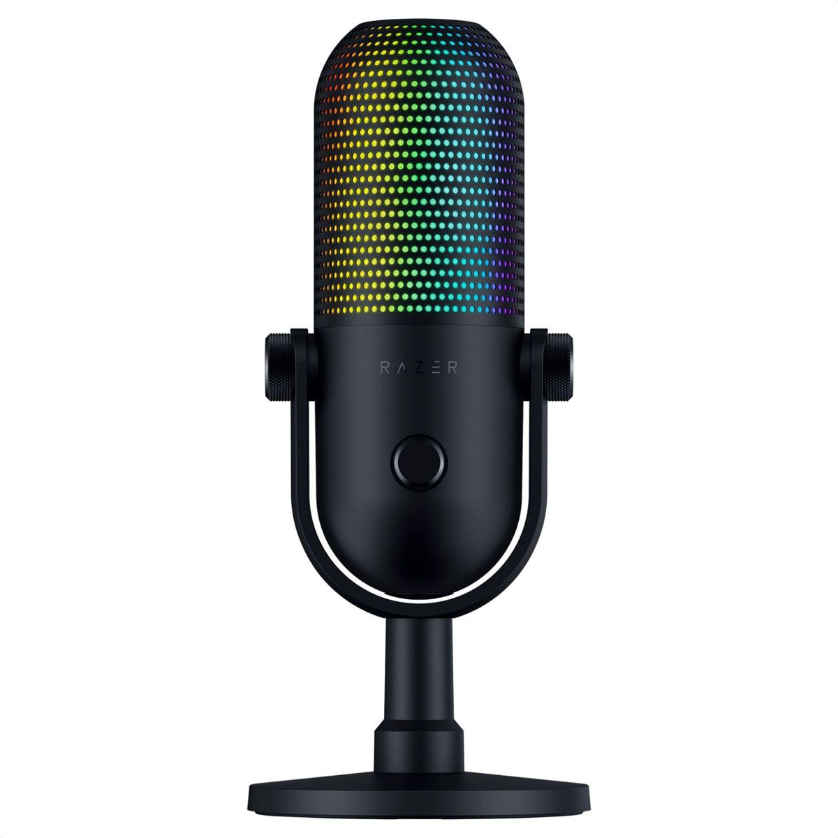 RAZER - Micrófono Razer Seiren V3 Chroma USB RGB 96kHz 24bit Supercardioide para Streaming Profesional Negro