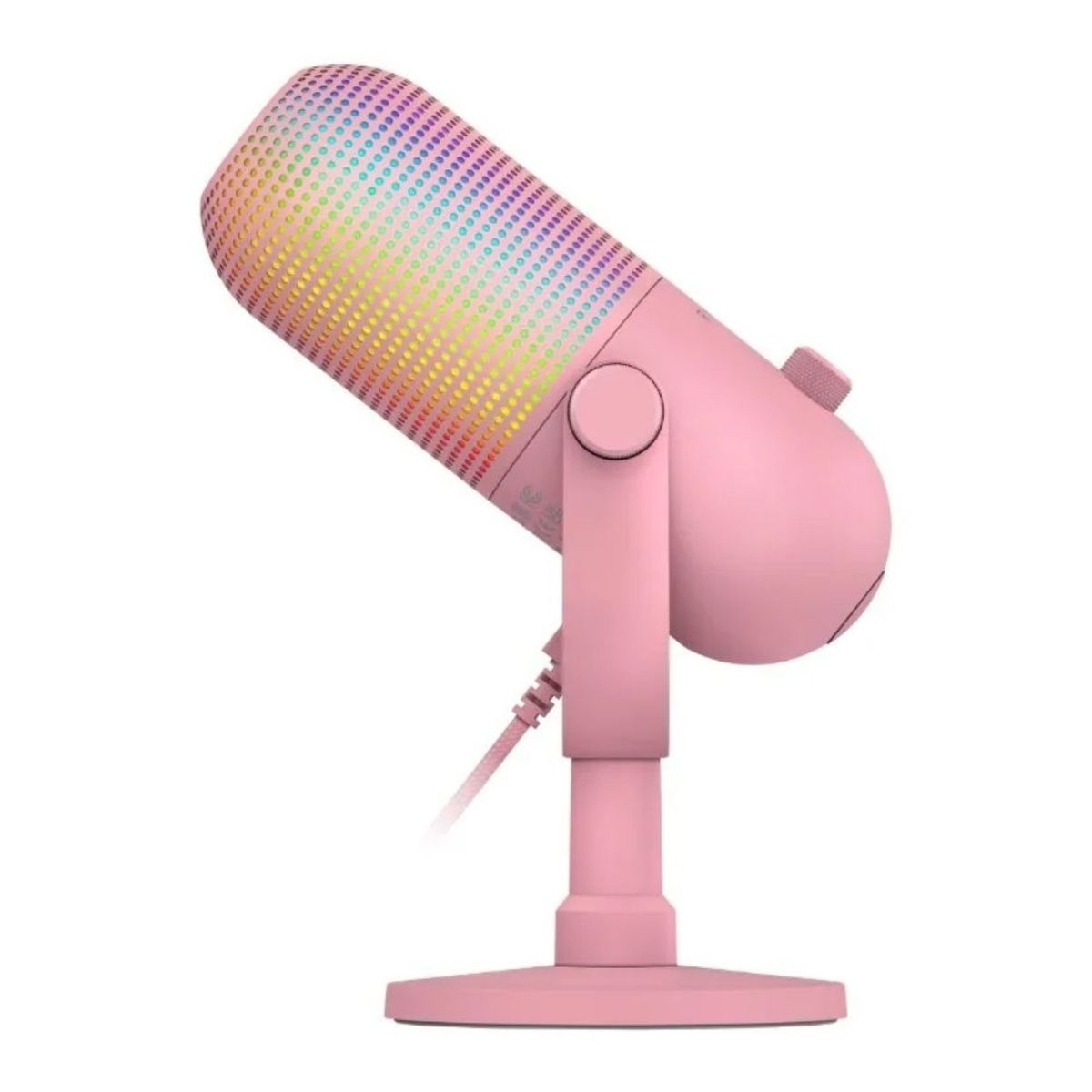 RAZER - Micrófono Razer Seiren V3 Chroma USB RGB 96kHz 24bit Supercardioide Streaming Profesional Rosado