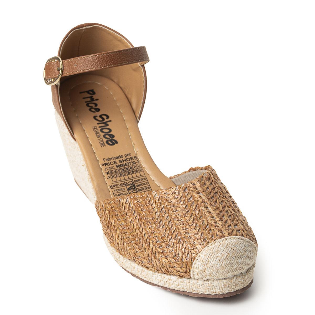 PRICE SHOES - Price Shoes Plataformas  en Yute para Mujer 692A210MIEL