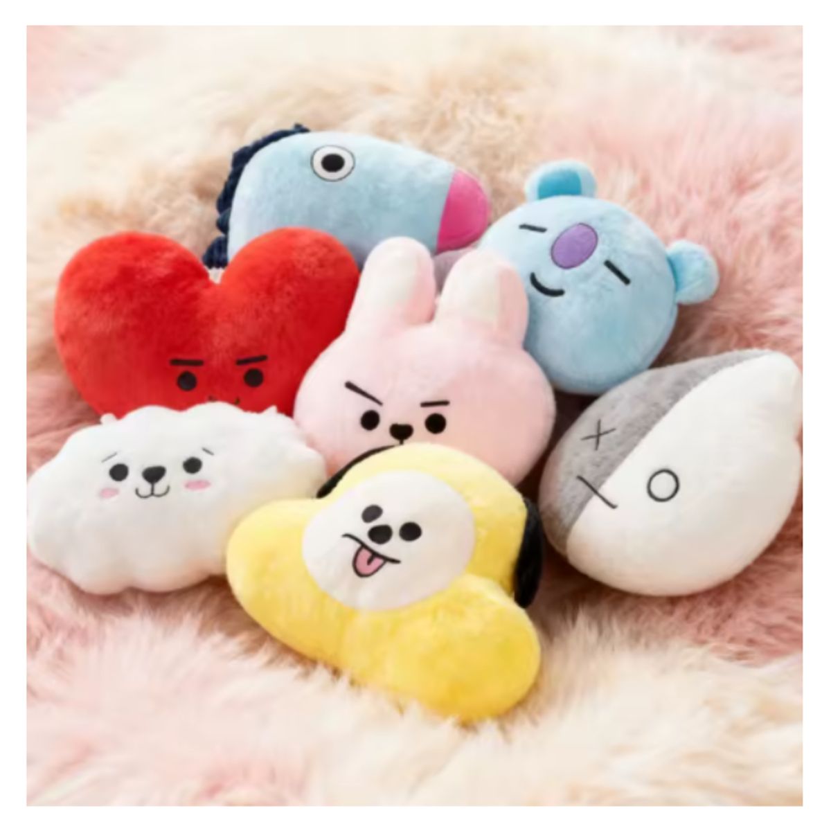 GENERICO - Almohada Peluche Coleccionable Inspirado Bts K-pop 30cm