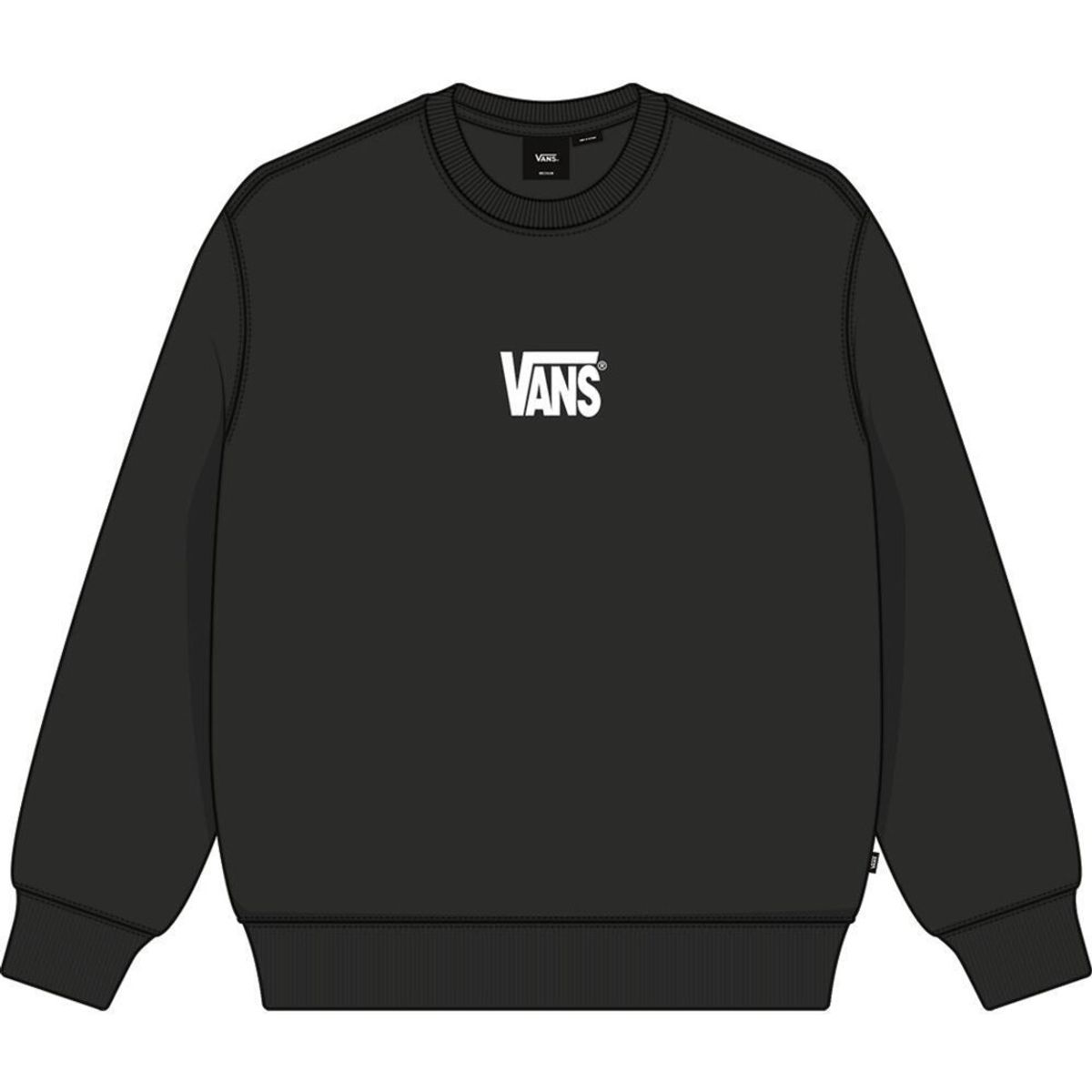 VANS - Buzo Niño VANS STRETCH LOGO CREW Negro VANS