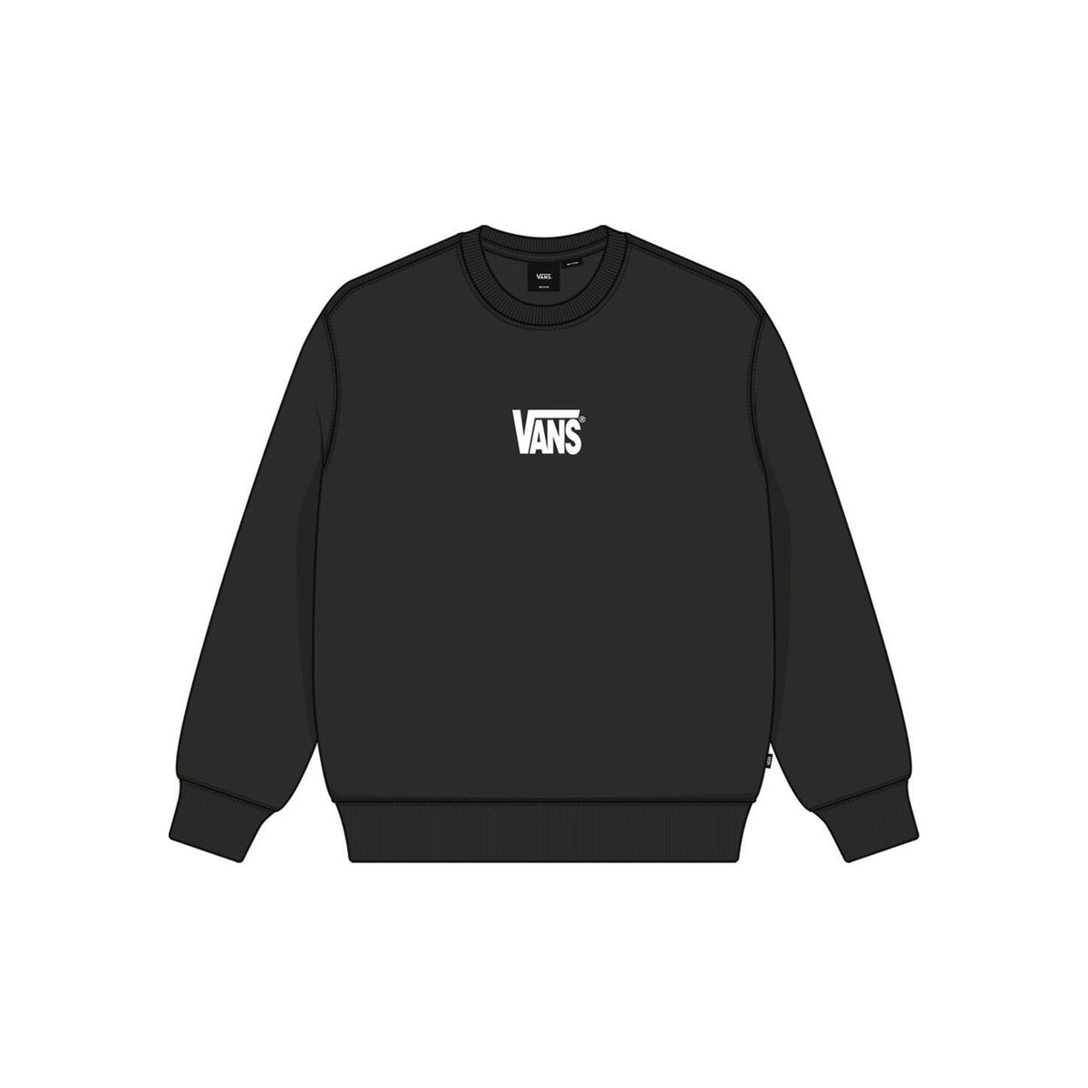 VANS - Buzo Niño VANS STRETCH LOGO CREW Negro VANS