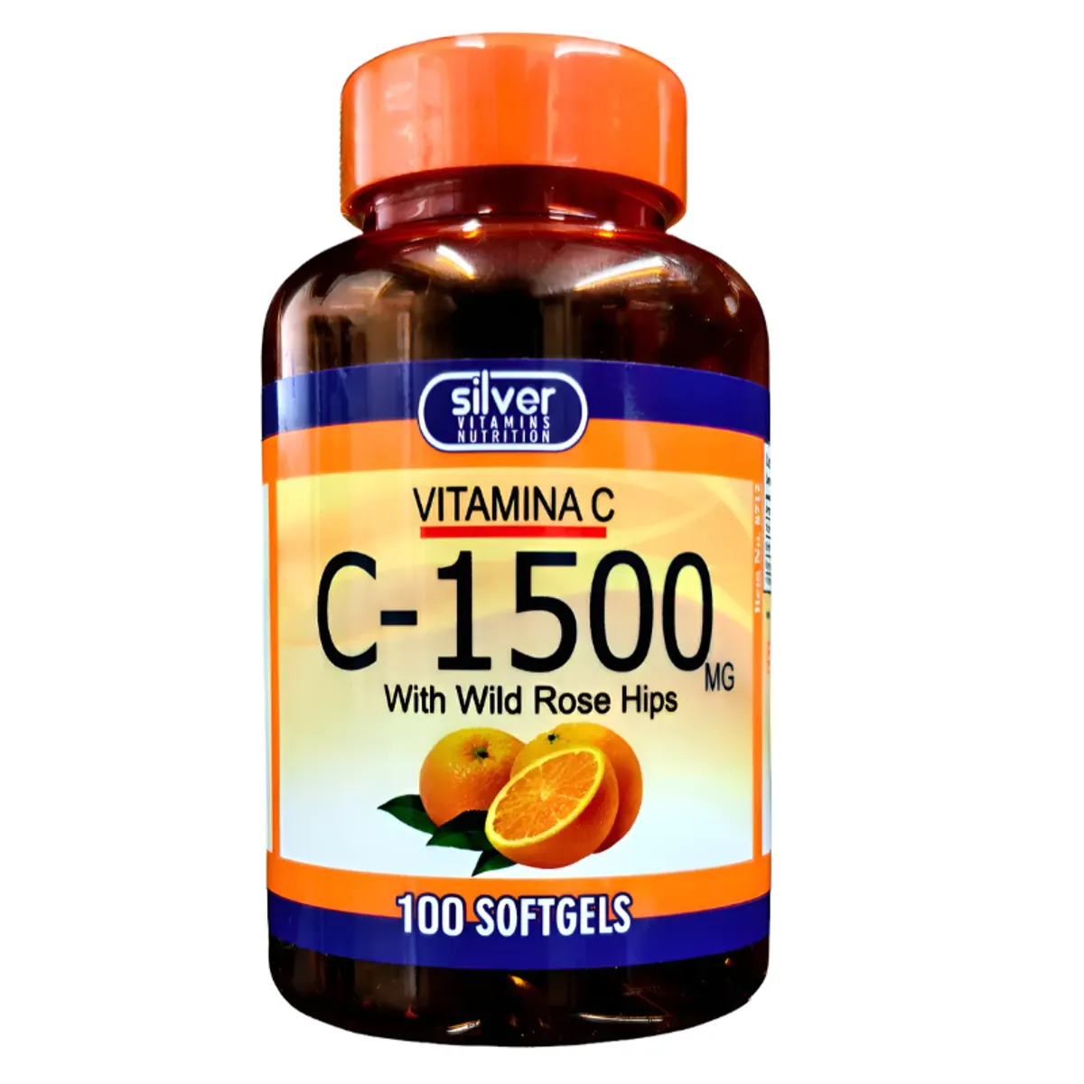 SILVER - VITAMINA C WITH ROSE HIPS X 100 CAPSULAS BLANDAS/ SILVER