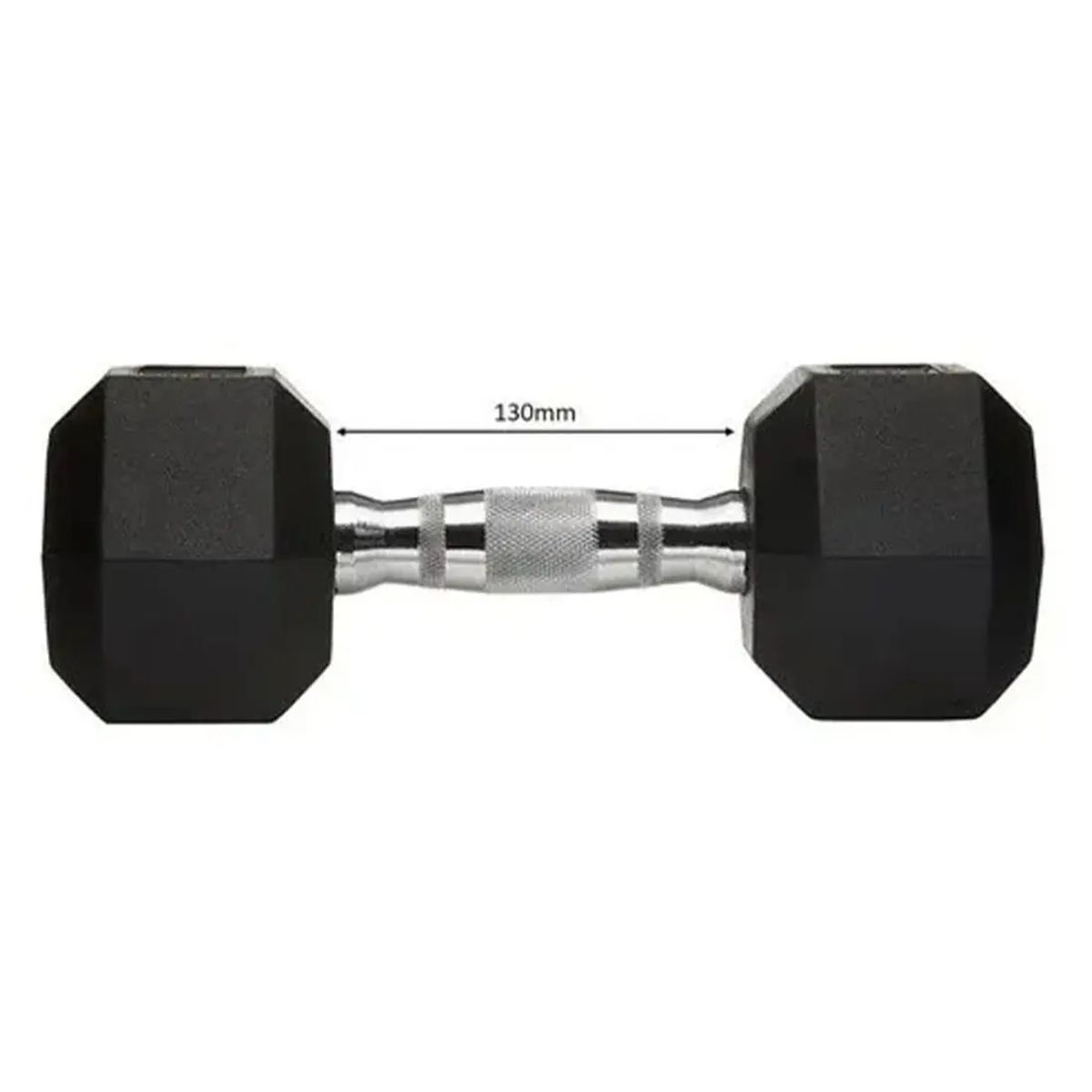 K6 - Mancuerna Hexagonal Encauchetada Gym 2.5 Kg K6