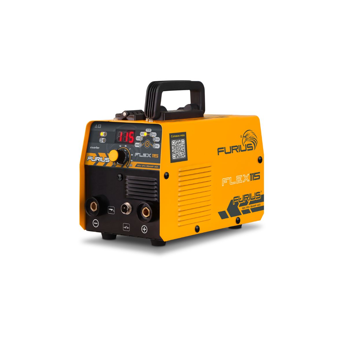 FURIUS - Soldador Inversor Multiproceso 115a 110v Furius Flex 115