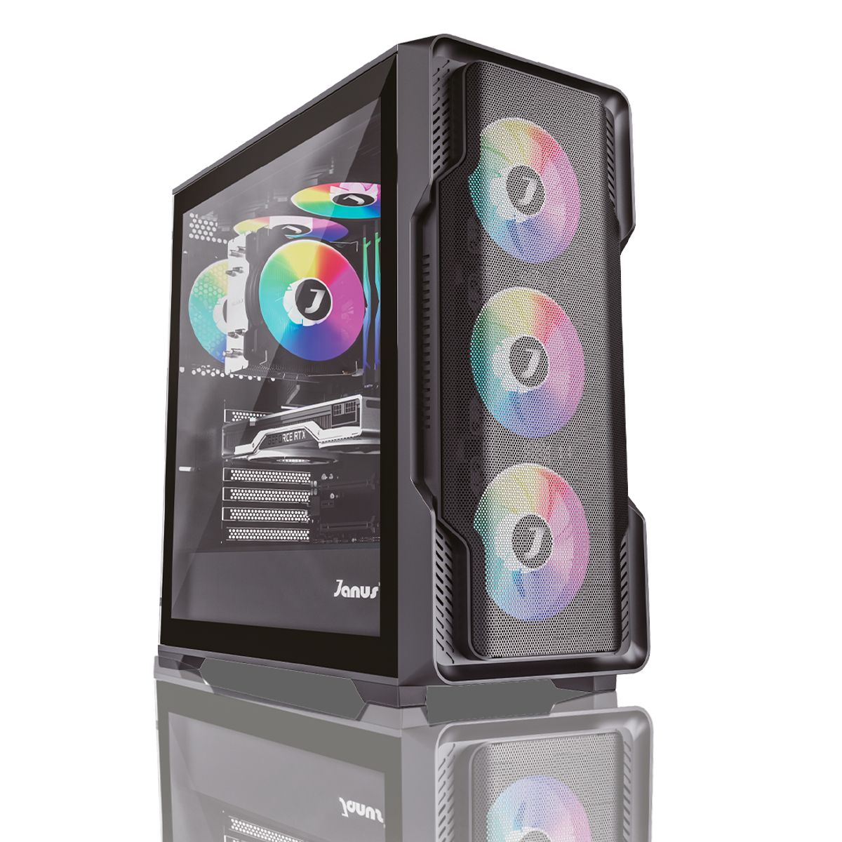 JANUS - Computador Gamer Ryzen 5 5600GT RAM 16GB(2x8) RGB SSD 512GB Monitor 22 Pulgadas 100Hz