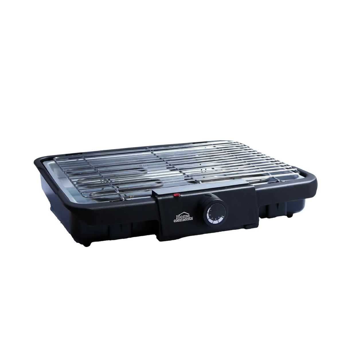 HOME ELEMENTS - Asador Electrico Grill BBQ 5 Niveles De Temperatura 1400 W Negro 110v