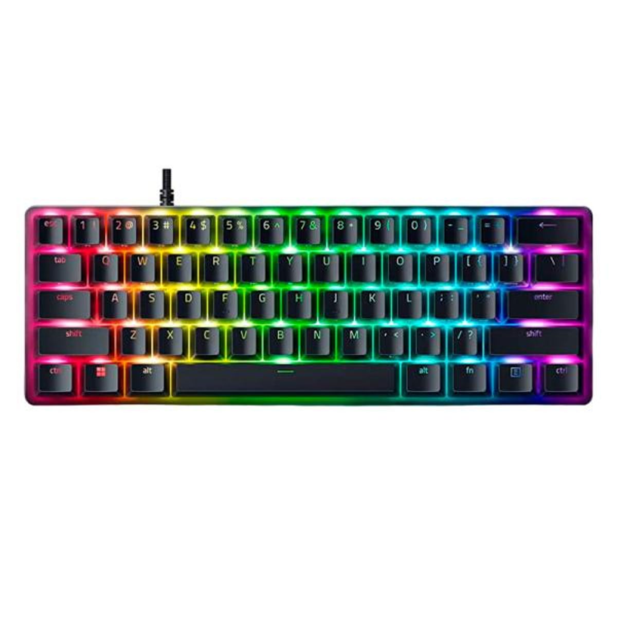 RAZER - Teclado Razer Huntsman Mini 60% Mecánico Rgb Negro
