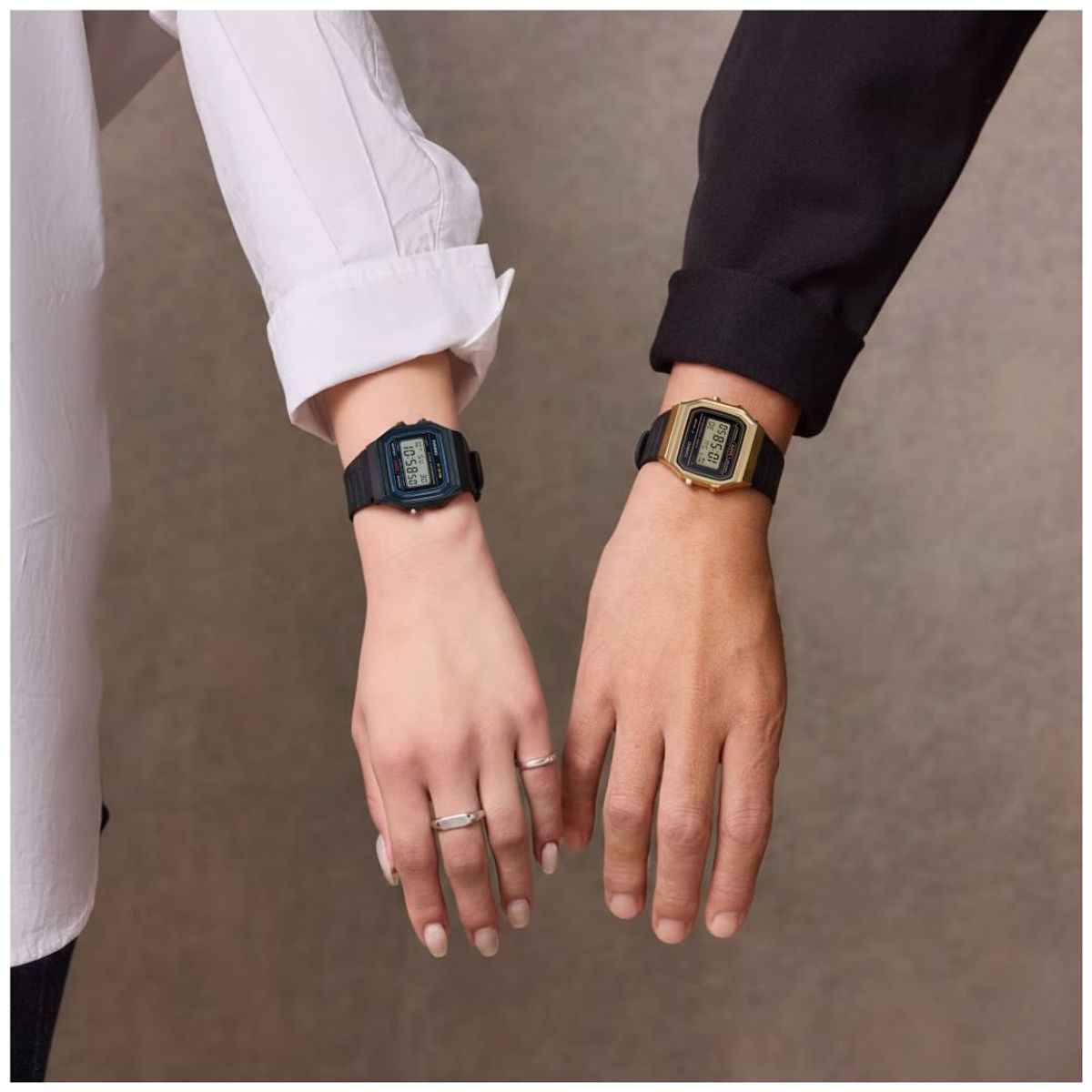 CASIO - Reloj Casio En Pareja Modelo F-91W Diseño Casual