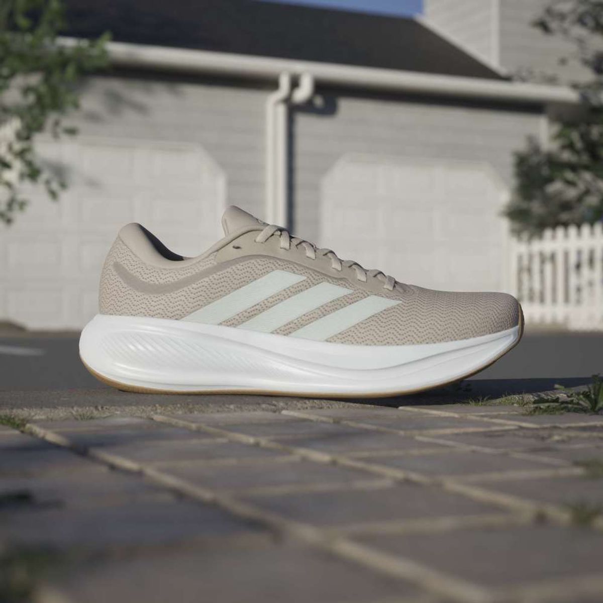 ADIDAS - Adidas Tenis Response Runner 2 beige de mujer para correr