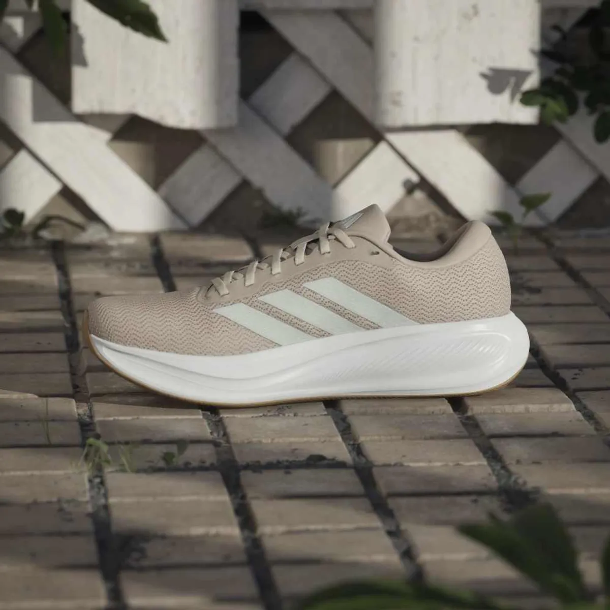 ADIDAS - Adidas Tenis Response Runner 2 beige de mujer para correr