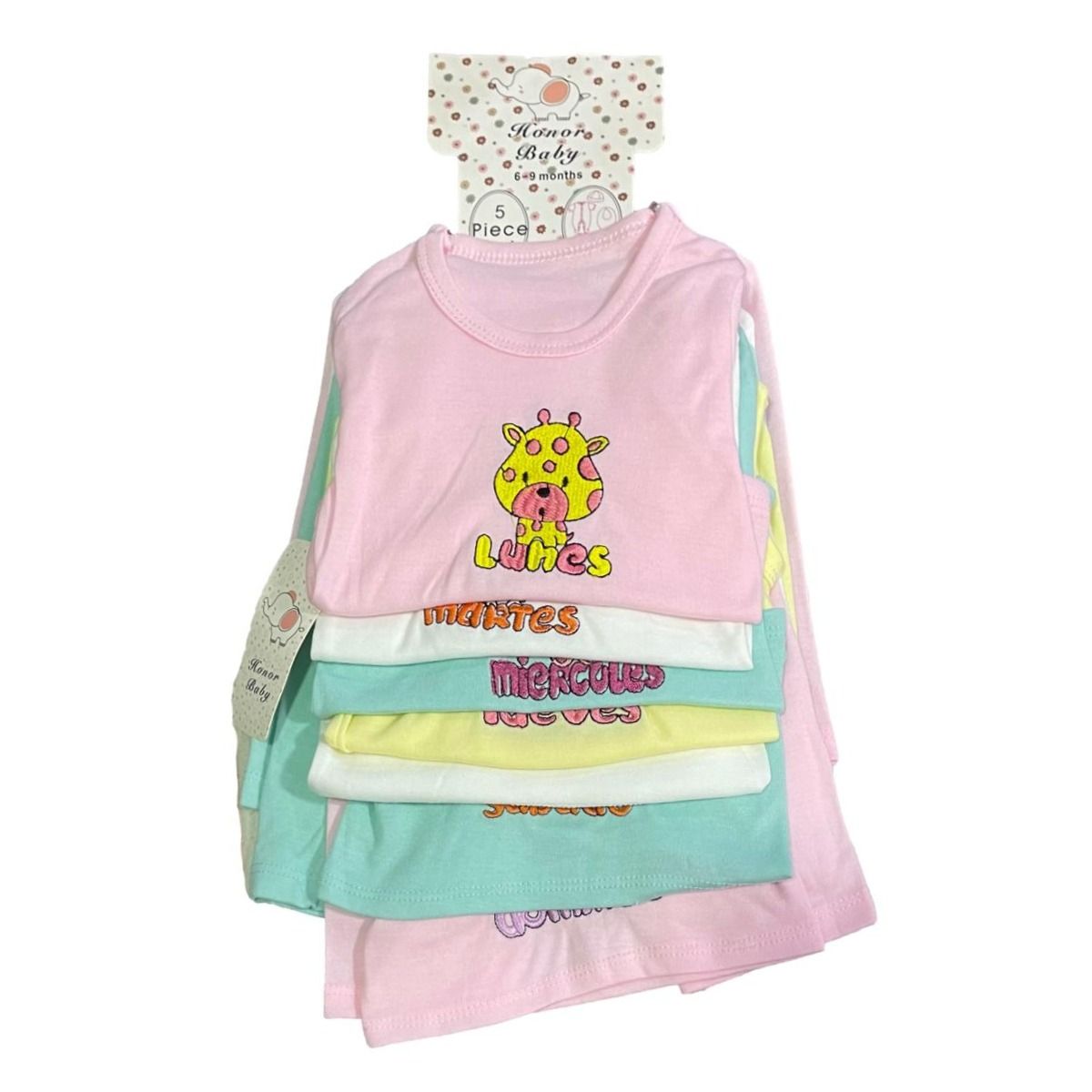 MUNDO BEBE - Semanario 14 piezas bebe multicolor 0-3 meses