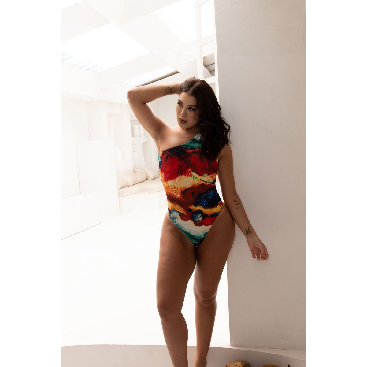 SAVAGES COUTURE - Vestido de Baño Entero África