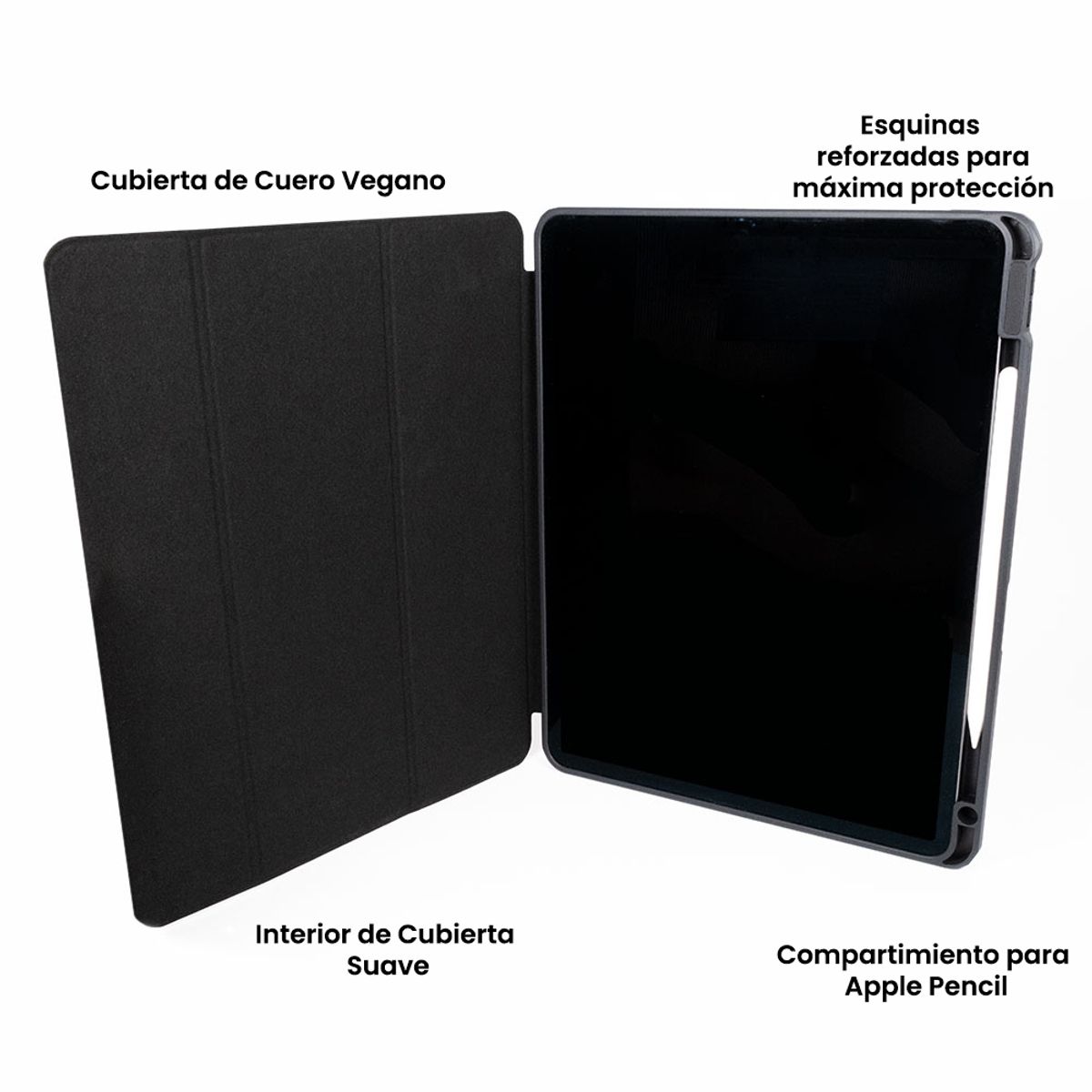 PHONETIFY - Funda Plegable para iPad 7ma Generación Diseño La Noche Estrellada