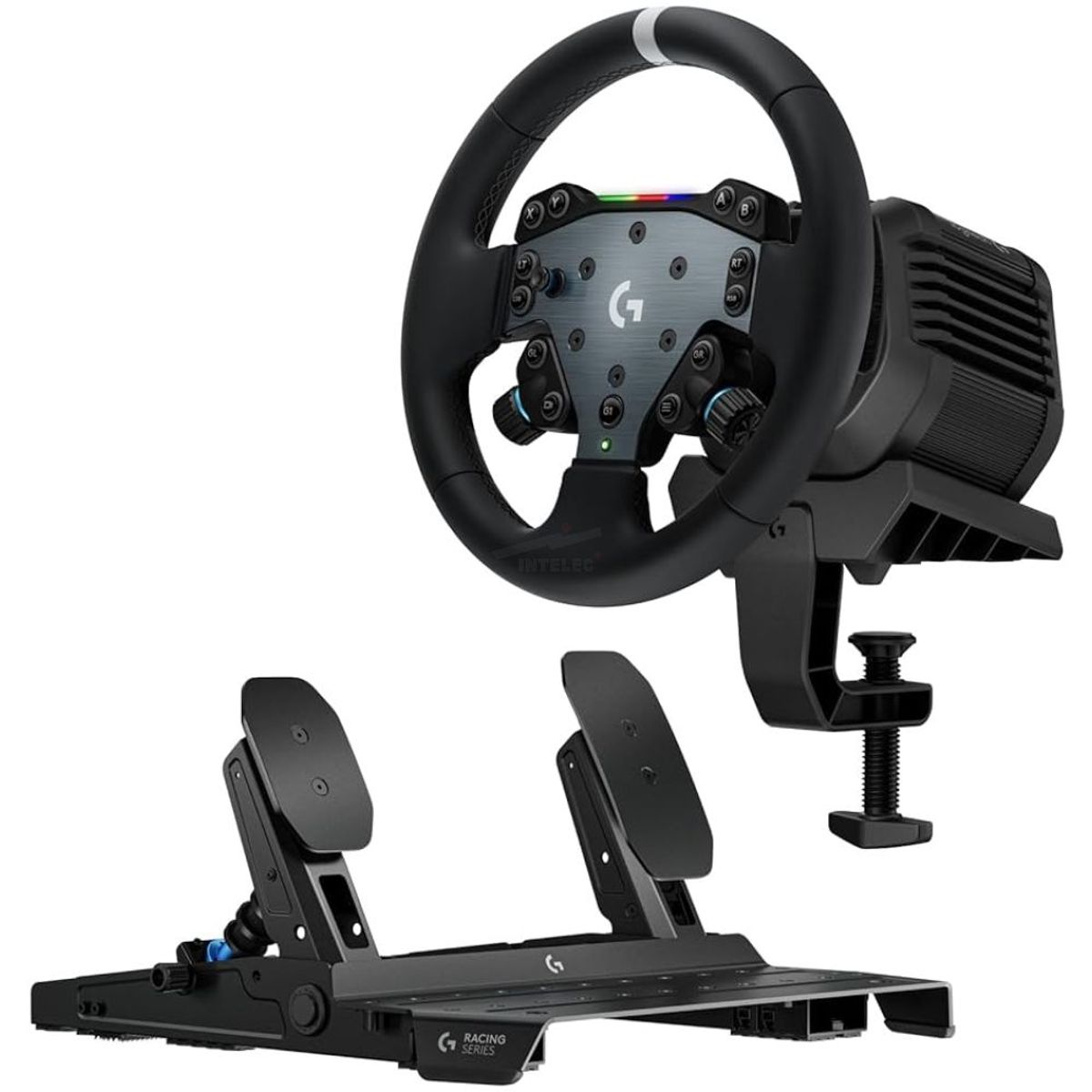 LOGITECH - Logitech RS50 Bundle Volante + Pedales Sim Racing PS5 PS4 PC