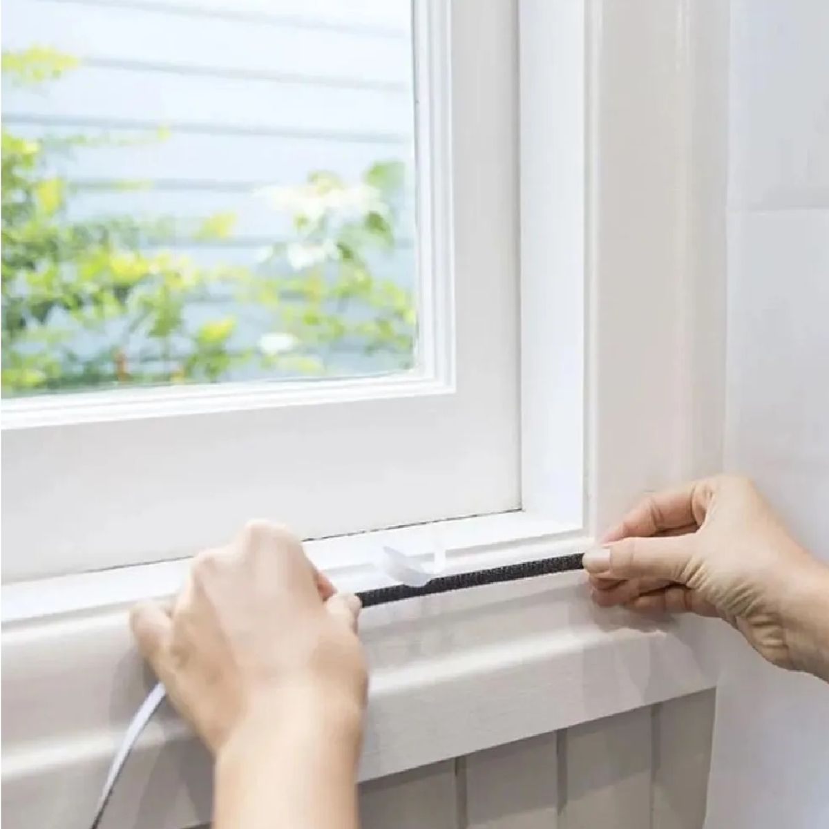 GENERICO - Mosquitera Magnética Para Ventanas 132cm 109cm