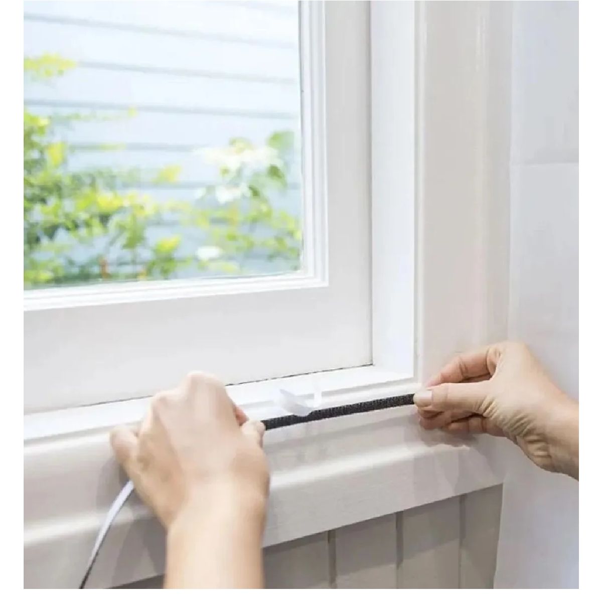 GENERICO - Mosquitera Magnética Para Ventanas 132cm 109cm