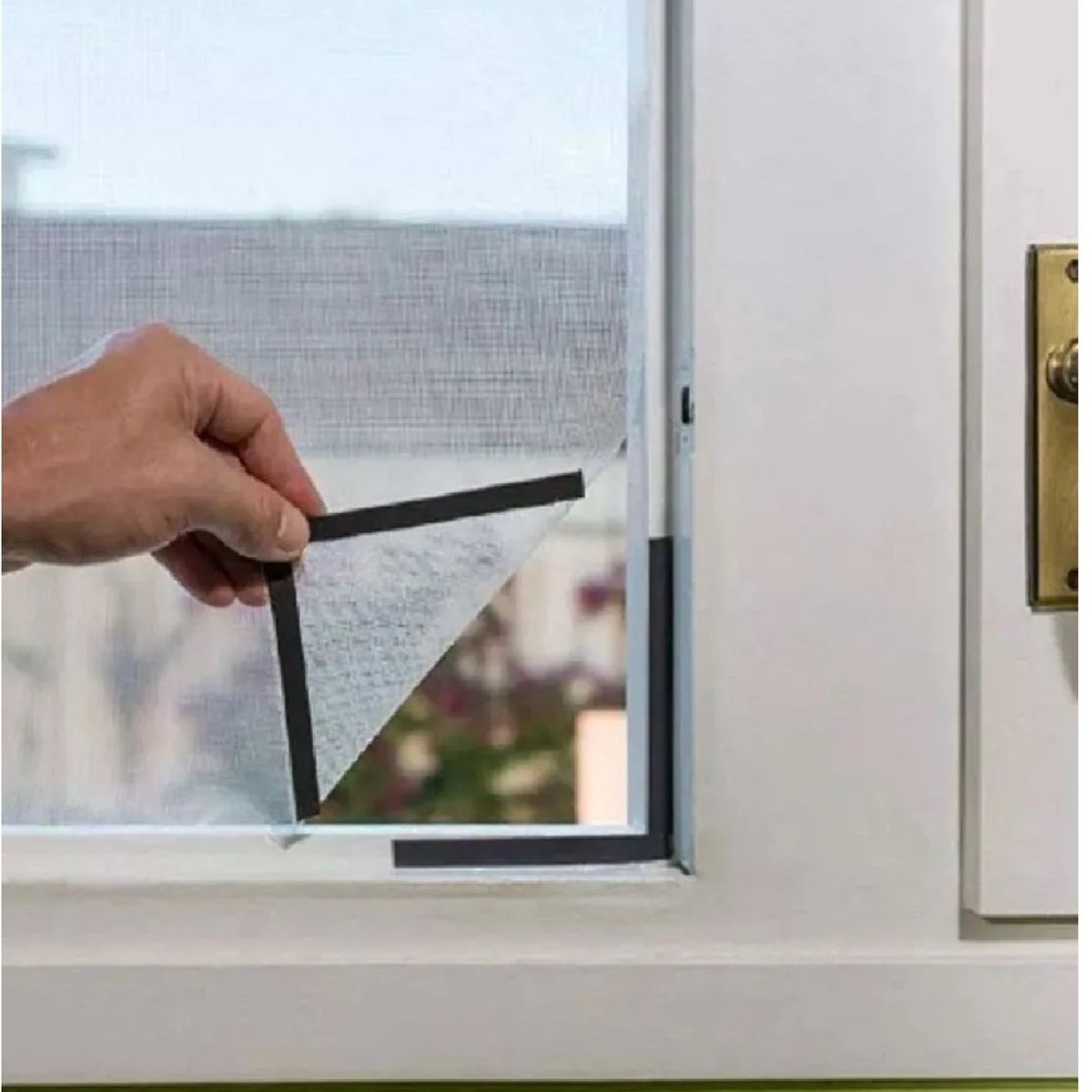 GENERICO - Mosquitera Magnética Para Ventanas 132cm 109cm
