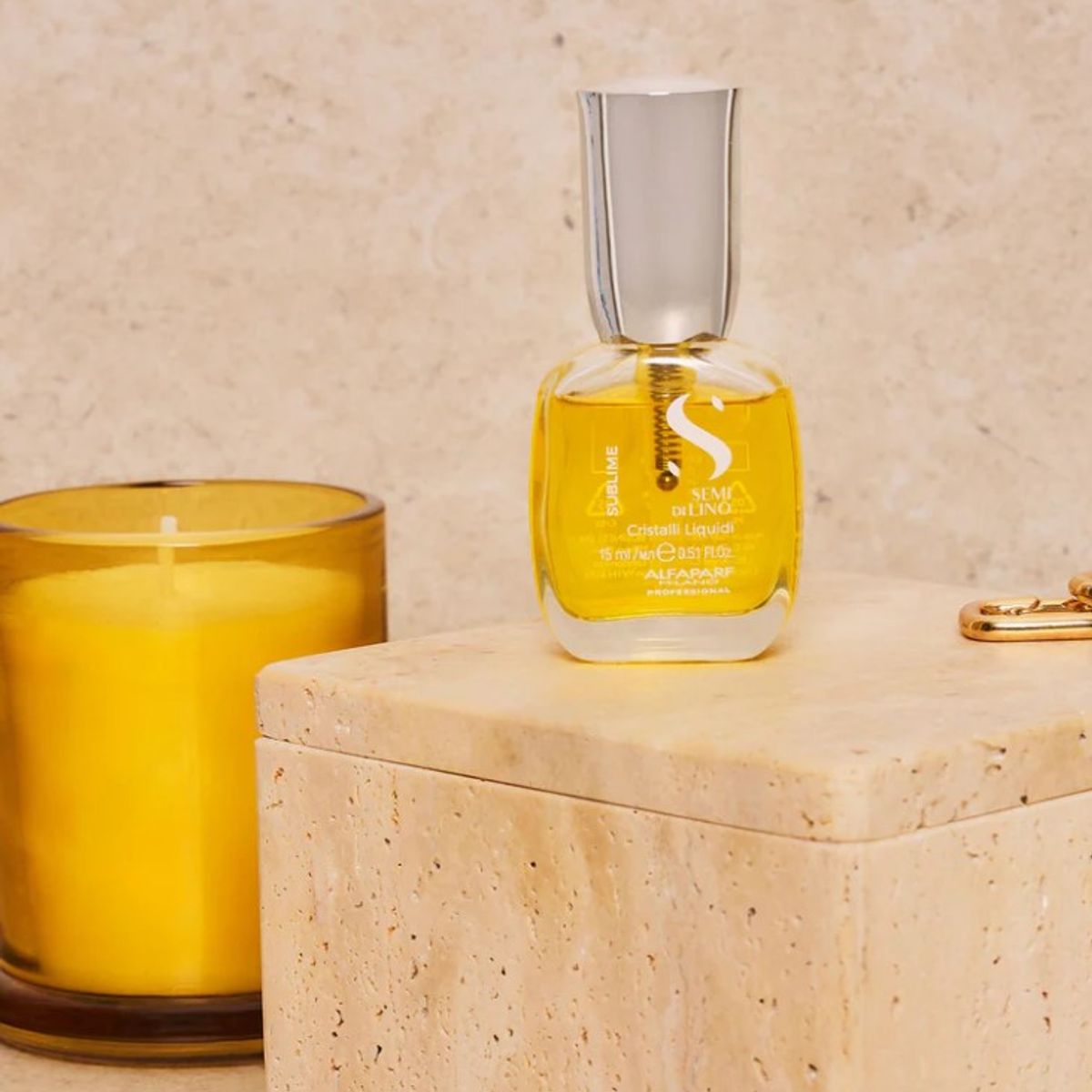 ALFAPARF MILANO - Cristalli Liquidi Alfaparf Semi Di Lino oleo aceite Capilar 15ml