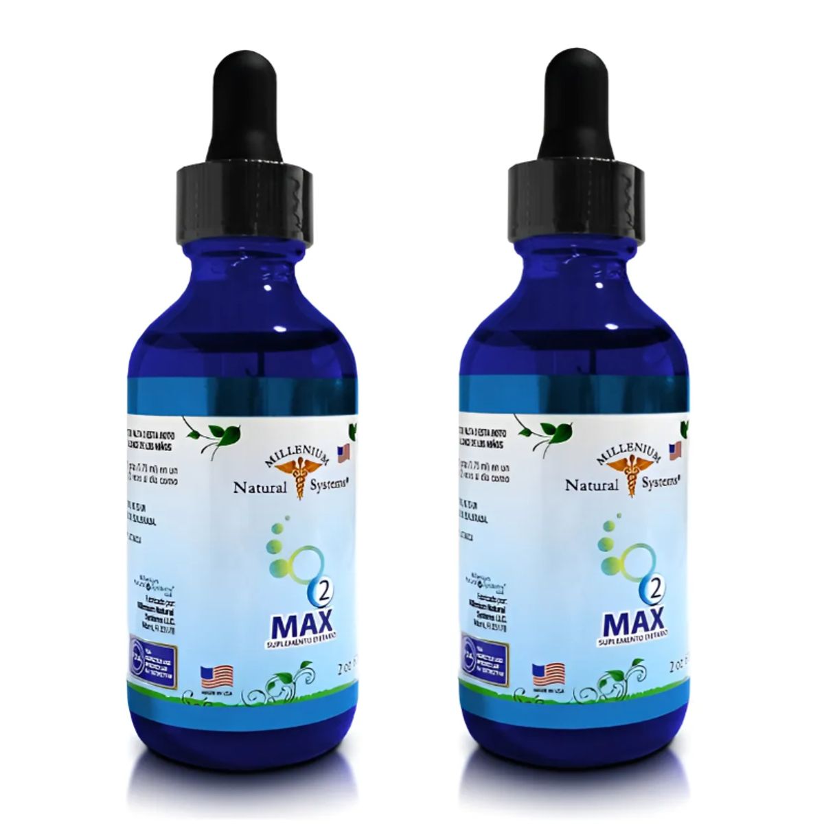 NATURAL SYSTEM - ALIMENTO MULTIVITAMINICO OXIGENO LIQUIDO ORIGINAL/ COMBO X 2