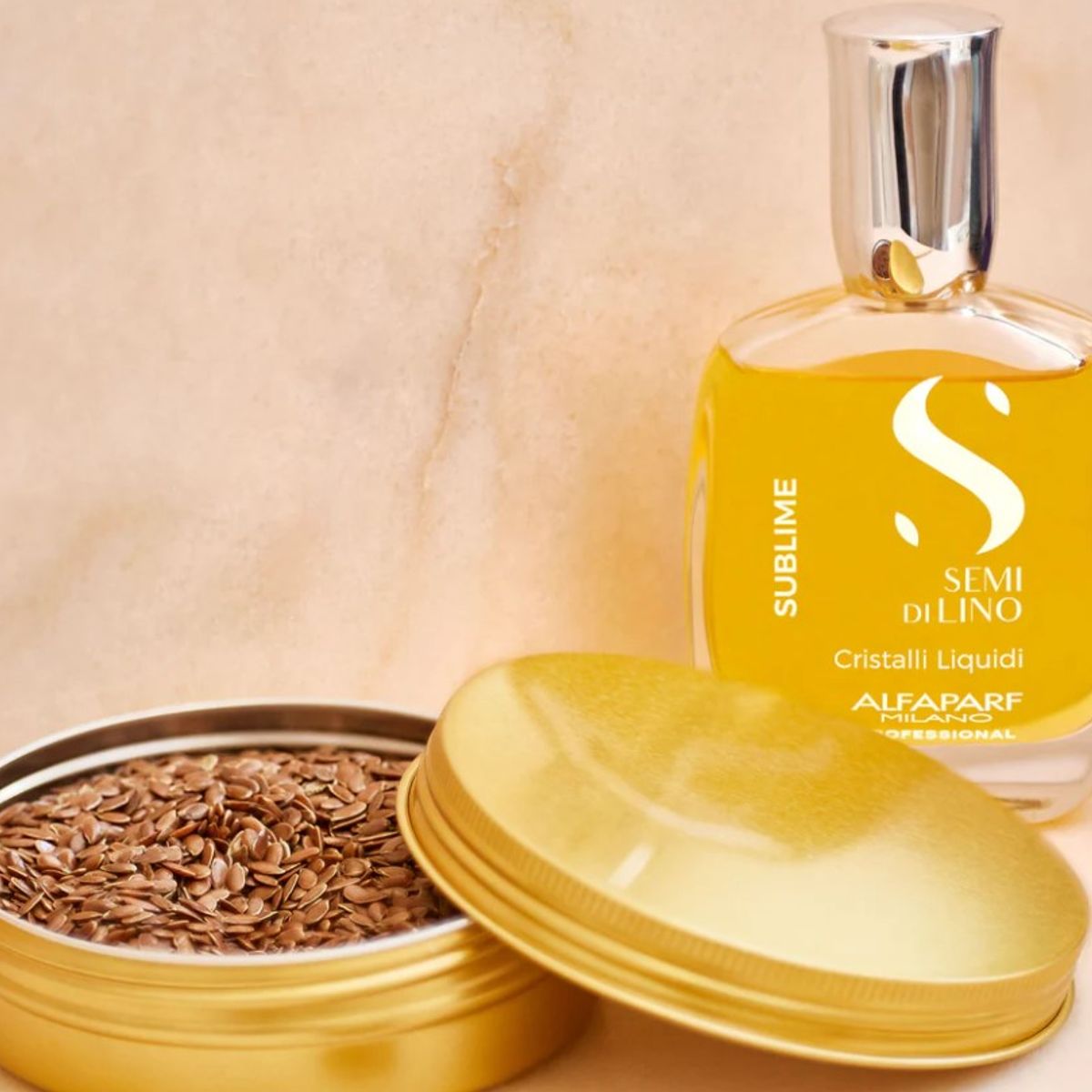 ALFAPARF MILANO - Cristalli Liquidi Alfaparf Semi Di Lino oleo aceite Capilar 30ml