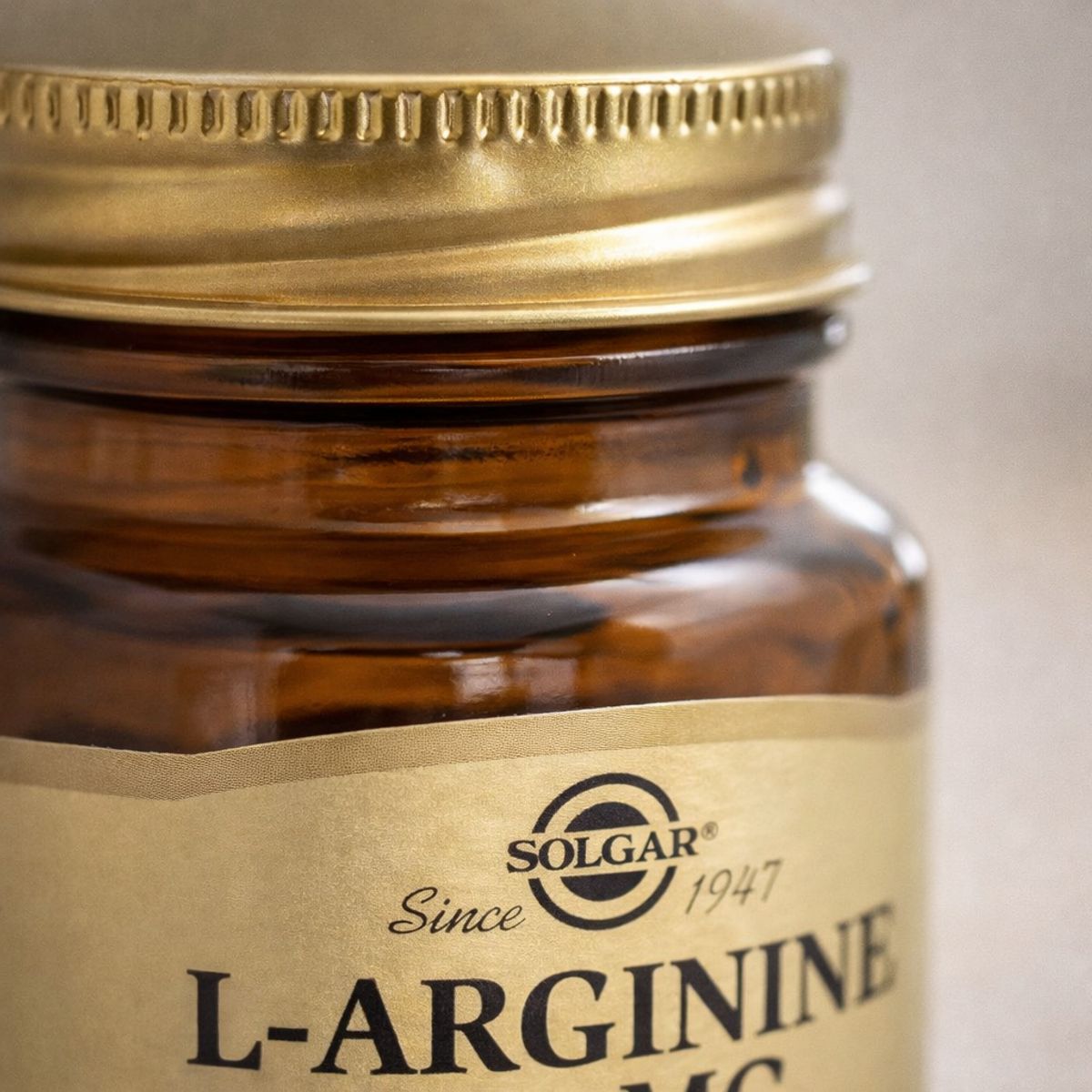 SOLGAR - Solgar L-Arginina 500 mg Aminoácido Free Form 50 Cápsulas Vegetales Vegano