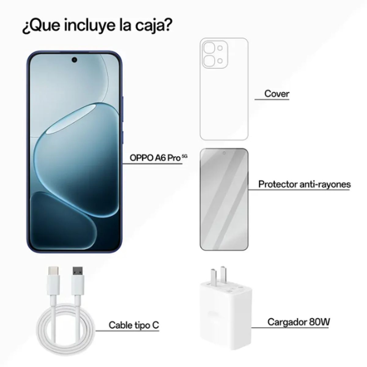 OPPO - OPPO A6 Pro 256GB 5G Azul