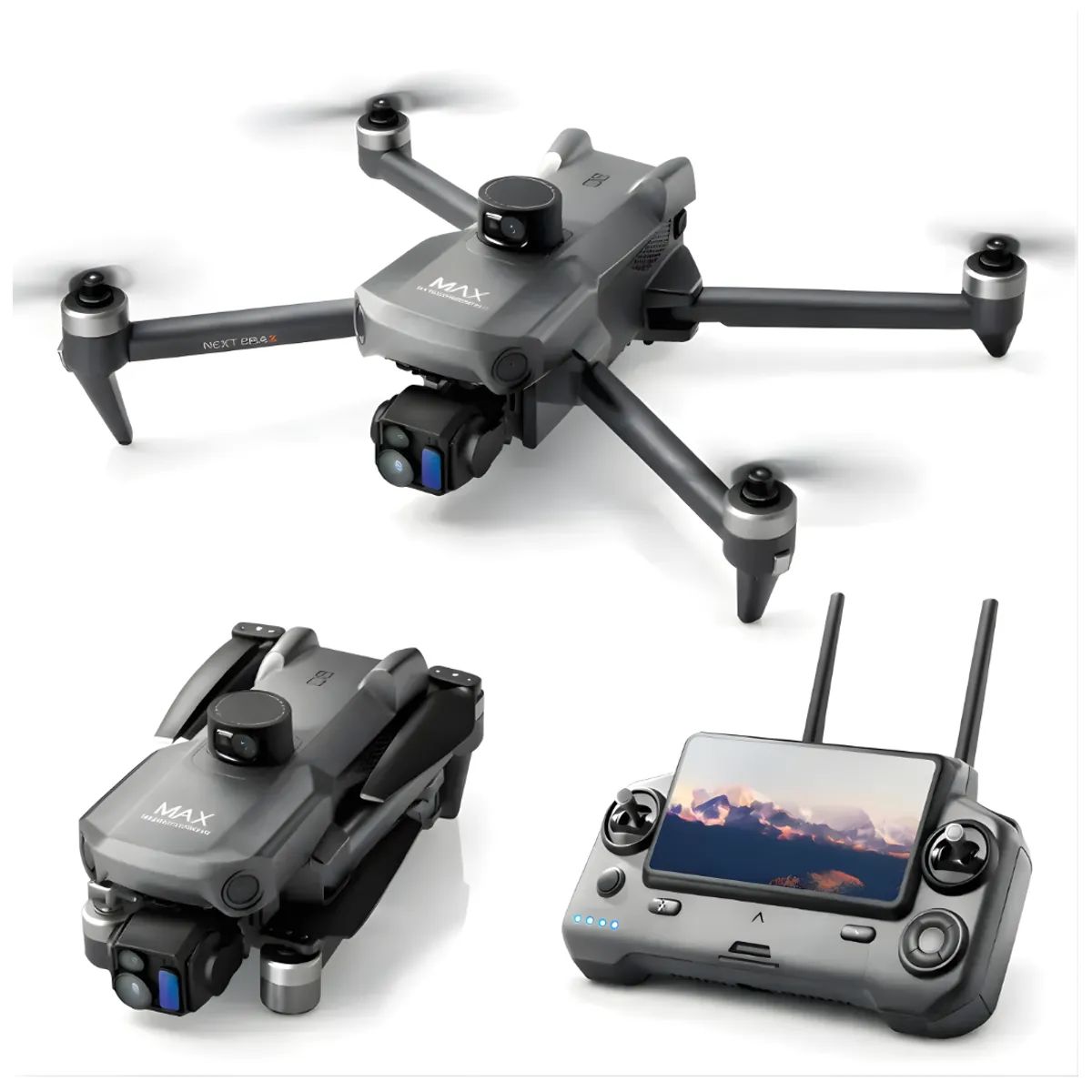 GENERICO - Drone P7 MAX GPS Profesional Plegable Con Cámara 4K Y Control Android