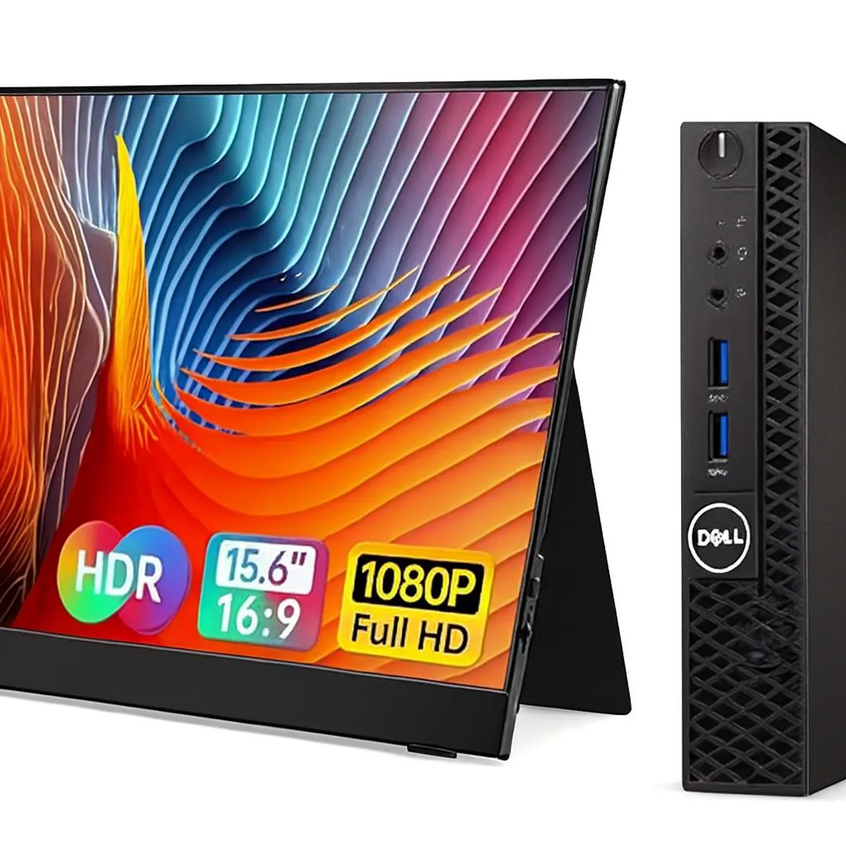 DELL - Dell Optiplex 3060 Micro PC, Intel Core i3-7100T, 16GB DDR4 RAM, 256GB NVMe SSD, Win11Pro WIFI