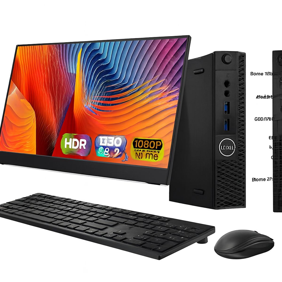 DELL - Dell Optiplex 3060 Micro PC, Intel Core i3-7100T, 16GB DDR4 RAM, 256GB NVMe SSD, Win11Pro WIFI