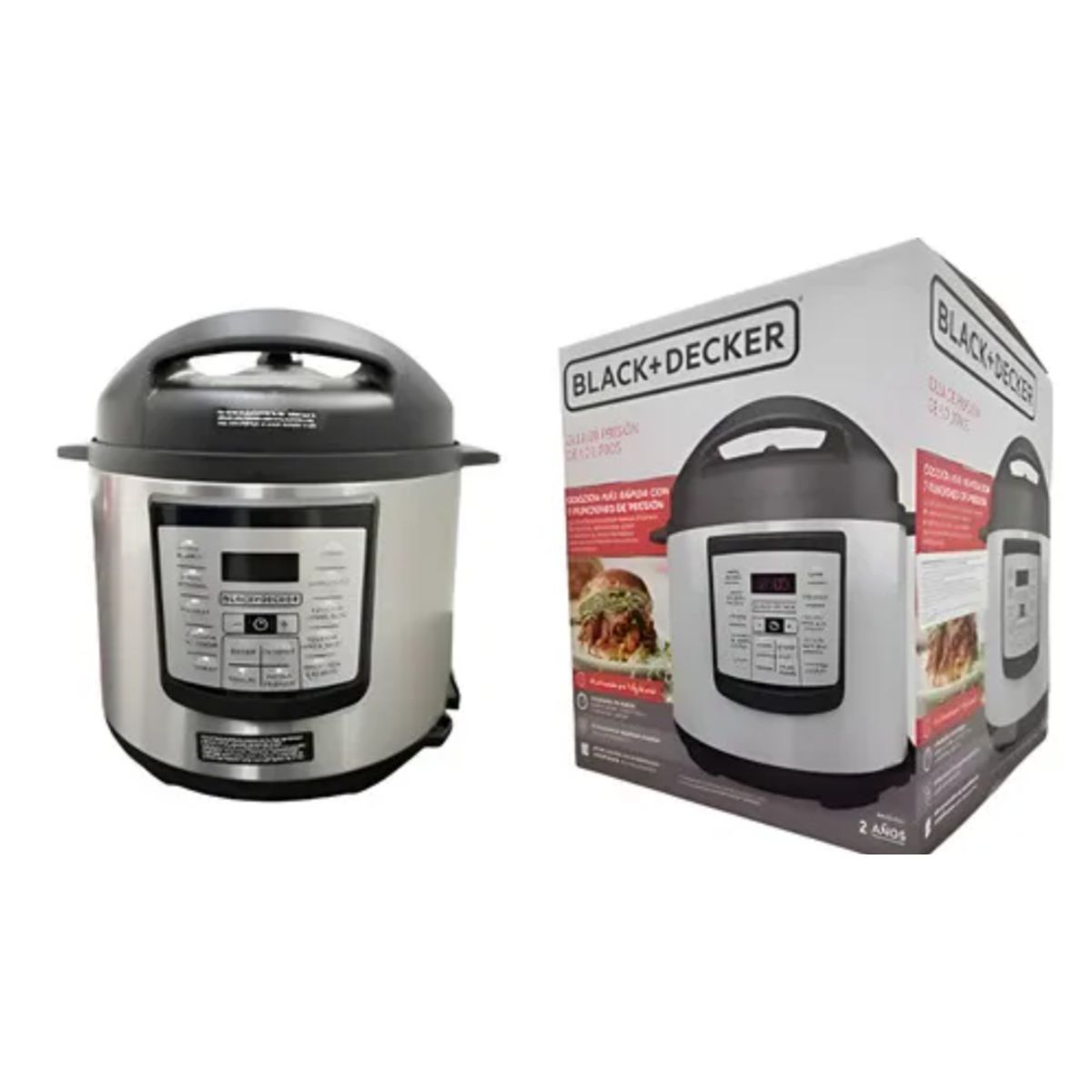 BLACK+DECKER - OLLA PRESIÓN MULTIFUNCIONAL BLACK DECKER