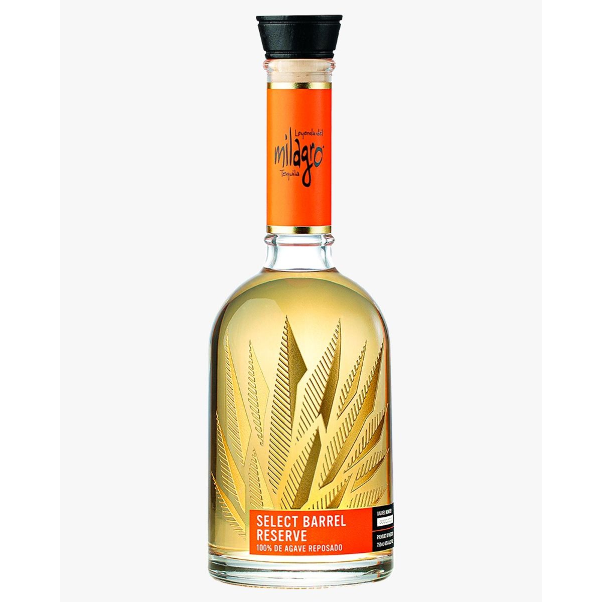GENERICO - TEQUILA LEYENDA DEL MILAGRO SELECT BARREL REPOSADO 750 ML