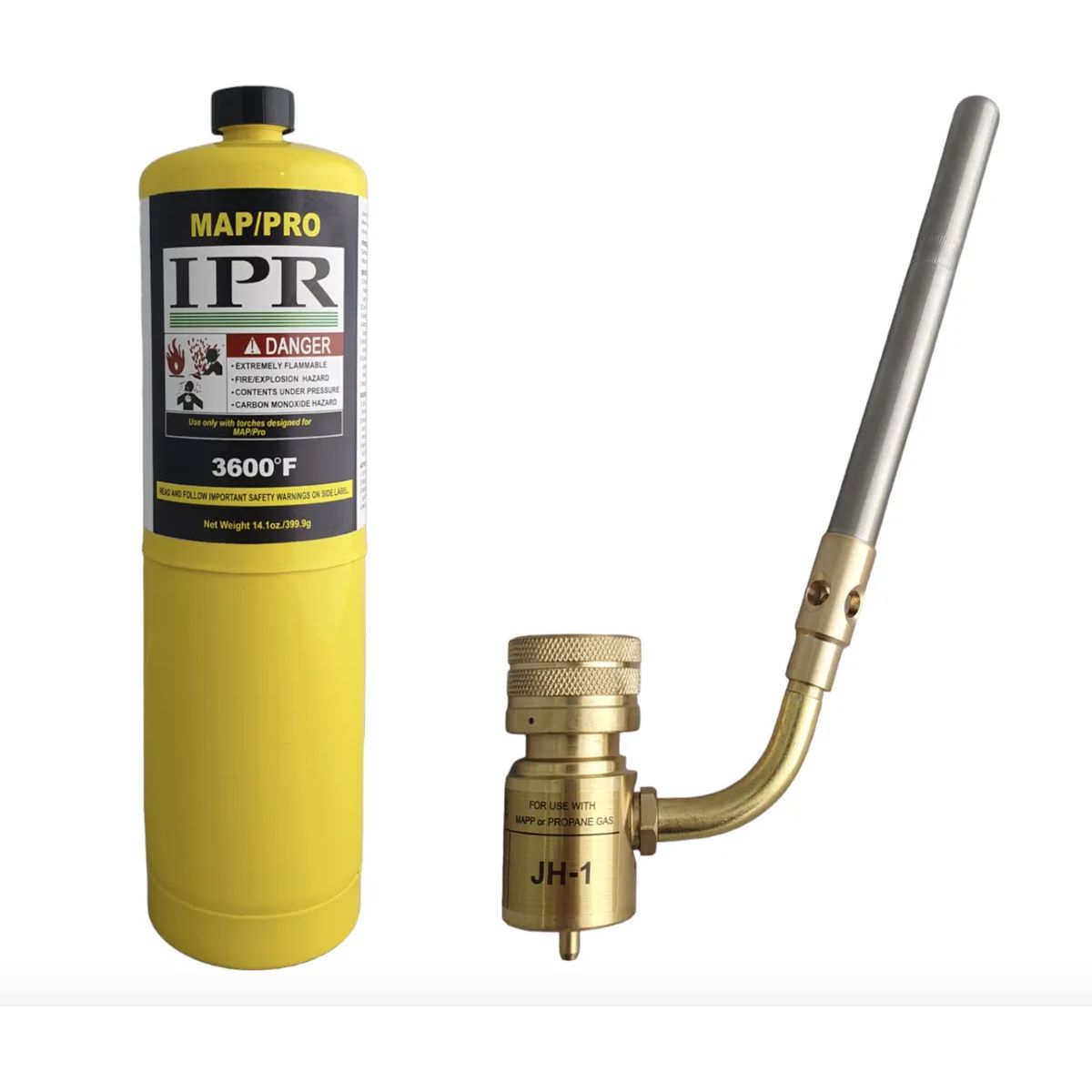 GENERICO - Gas Para Soldar Mapp Pro Con Boquilla O Soplete Tipo Cañon