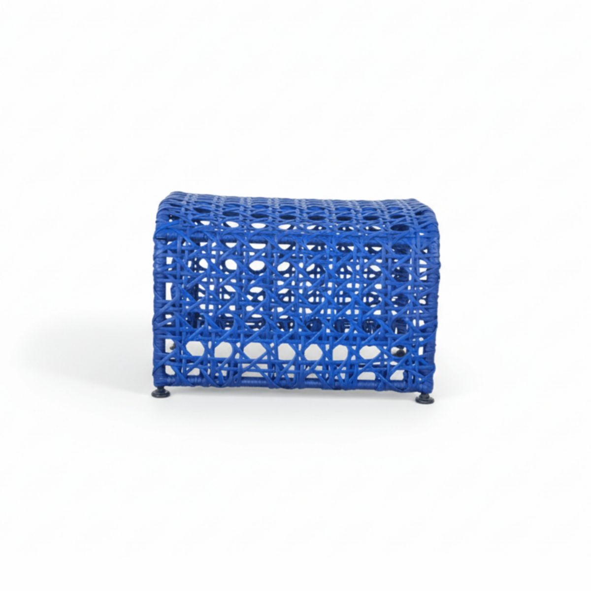 MARTEJIDO - Set Momposino Sillas Tejidas Rattán Azul 3 Piezas - Martejido