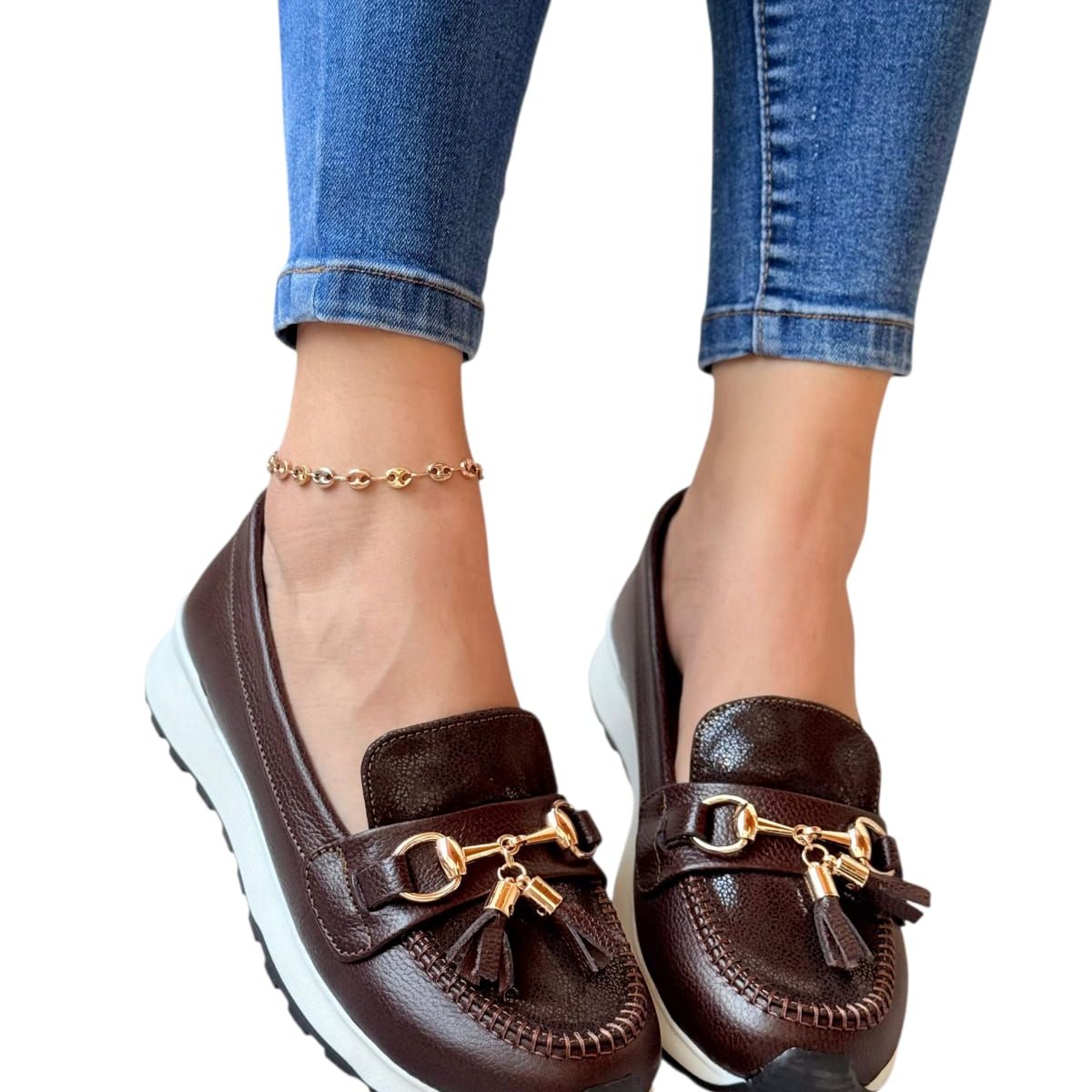 EVEGONZ - Babuchas para Mujer Calzado Marron Calzado Comodo