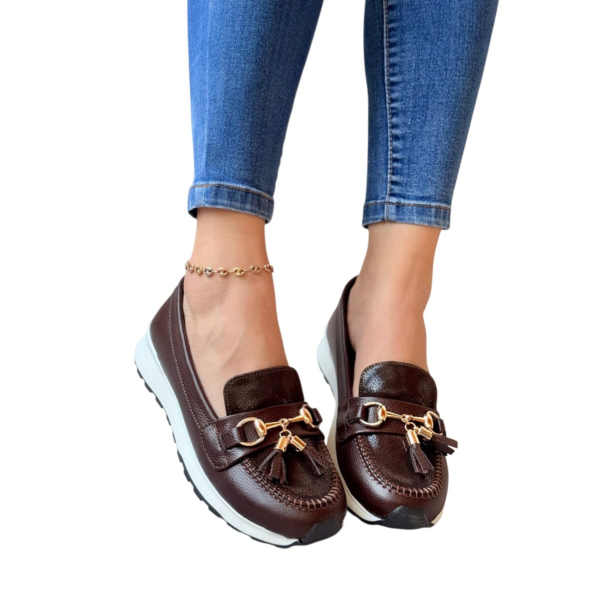 EVEGONZ - Babuchas para Mujer Calzado Marron Calzado Comodo