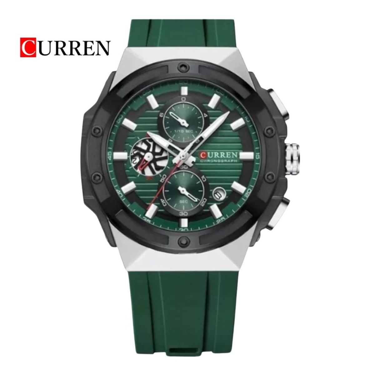 CURREN - Reloj Curren 8462 Verde - Verde Diseño Elegante