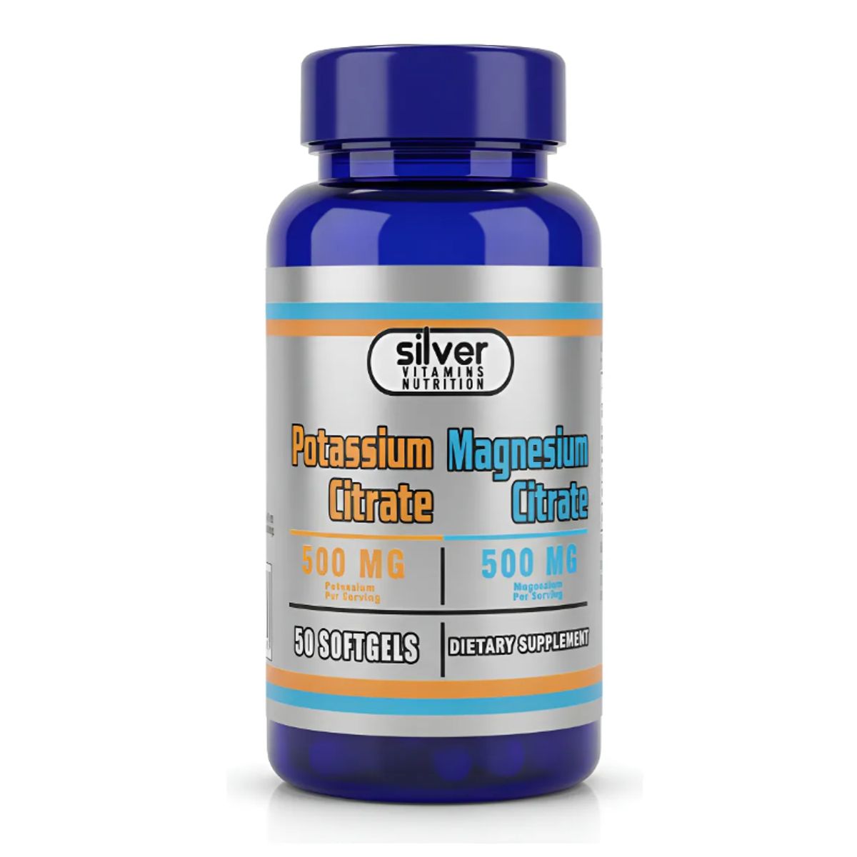SILVER - SUPLEMENTO CON MAGNESIO Y POTASIO X 50 CAPSULAS BLANDAS/SILVER