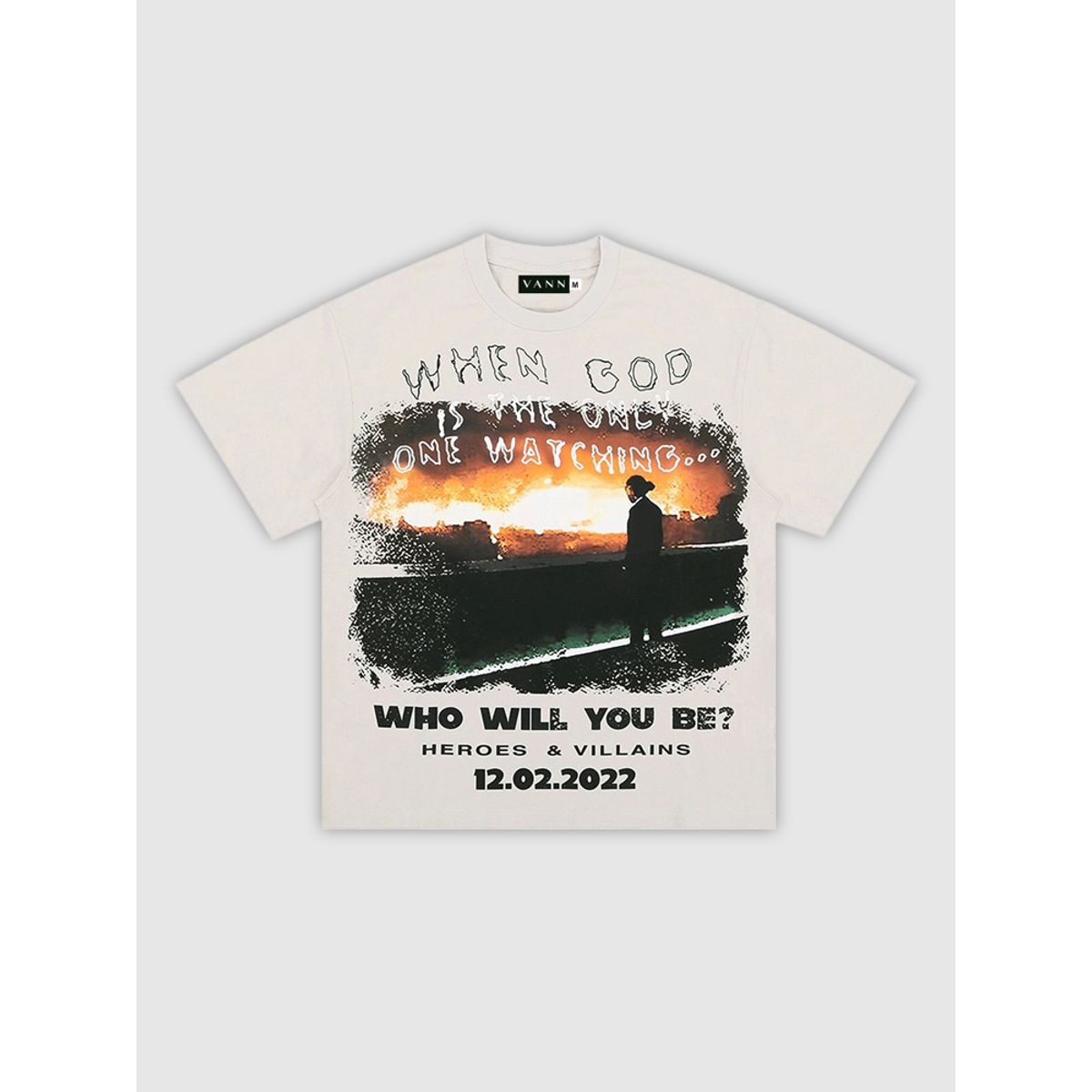 VANN - Camiseta para Hombre En Algodón Hero T-shirt