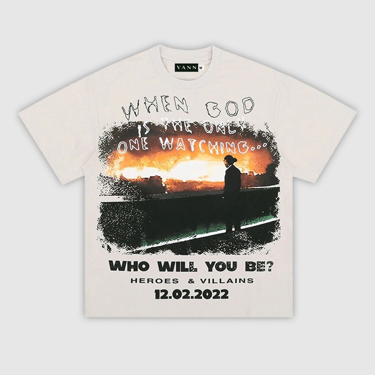 VANN - Camiseta para Hombre En Algodón Hero T-shirt