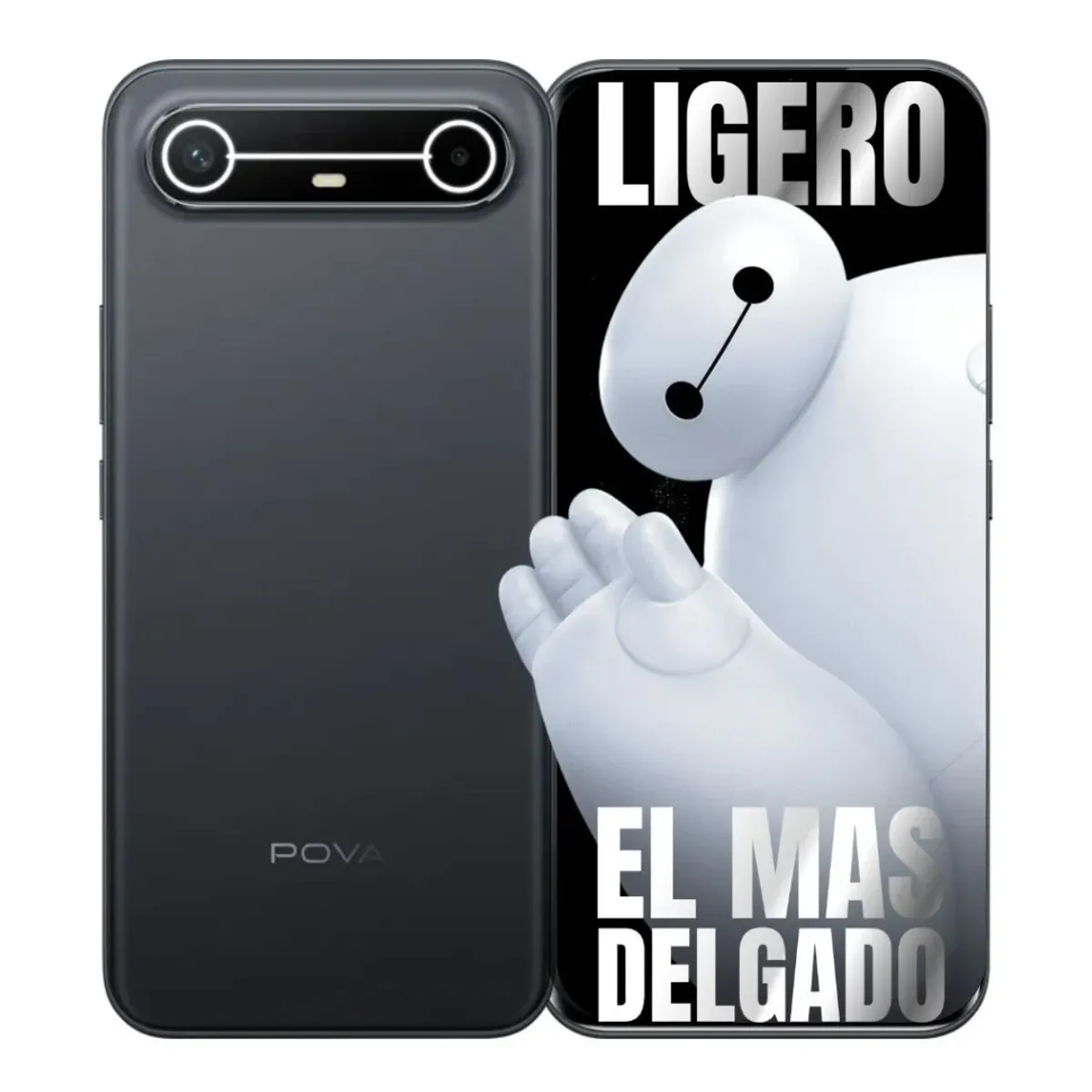 TECNO MOBILE - Celular Tecno Pova Slim 5G 256GB 8RAM Negro