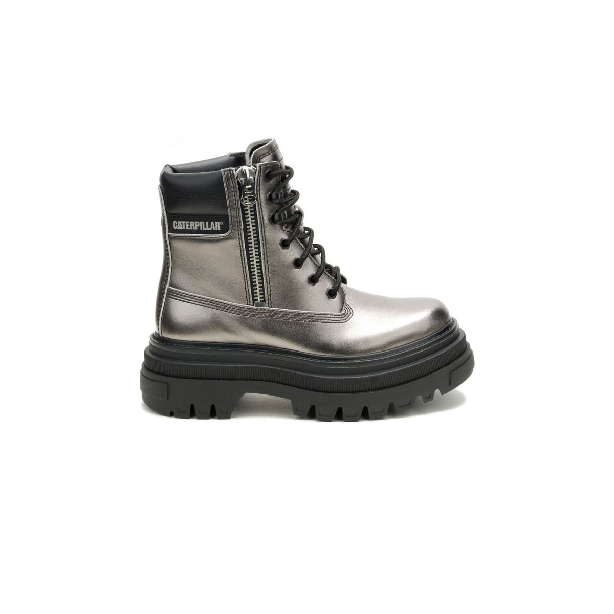 CAT - Bota Mujer CAT BOLDER ZIP Plateado CAT
